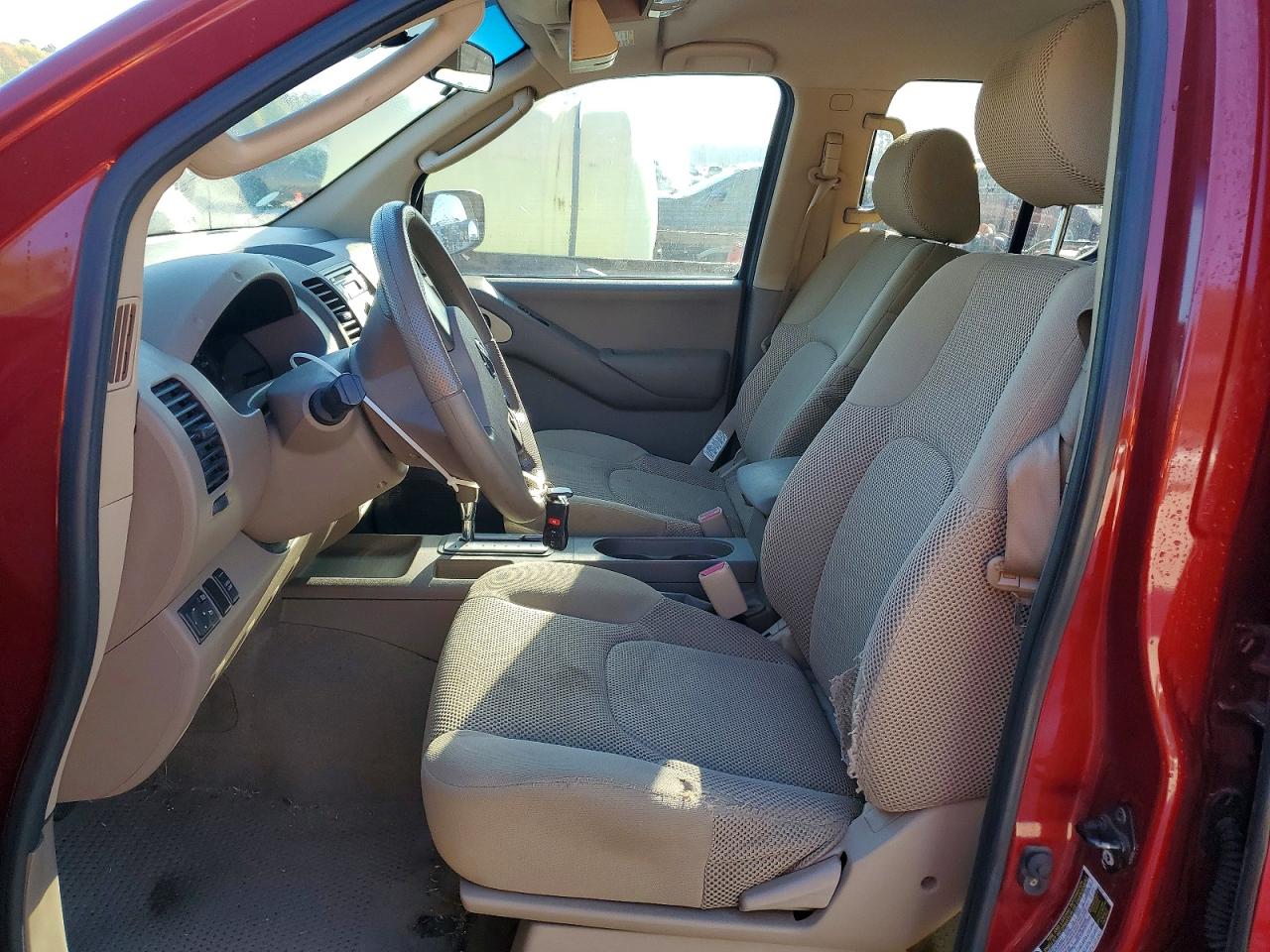 2008 Nissan Frontier Se V6 Red vin: 1N6AD09U68C420187