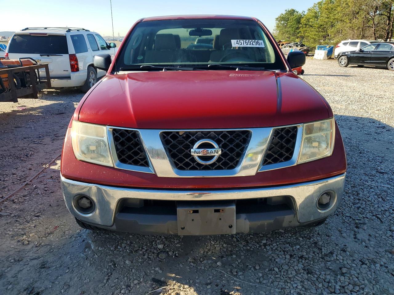 2008 Nissan Frontier Se V6 Red vin: 1N6AD09U68C420187