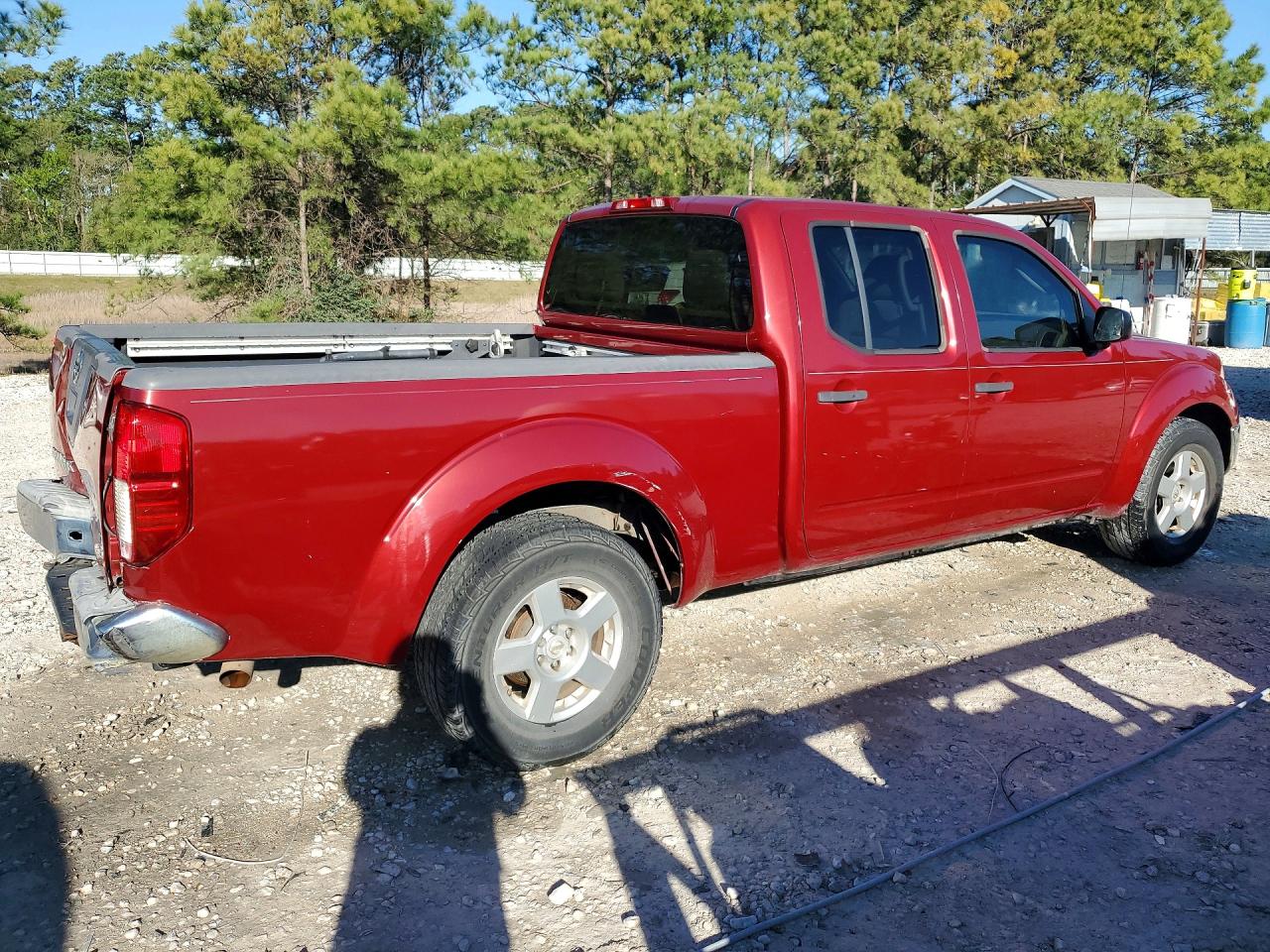 2008 Nissan Frontier Se V6 Red vin: 1N6AD09U68C420187