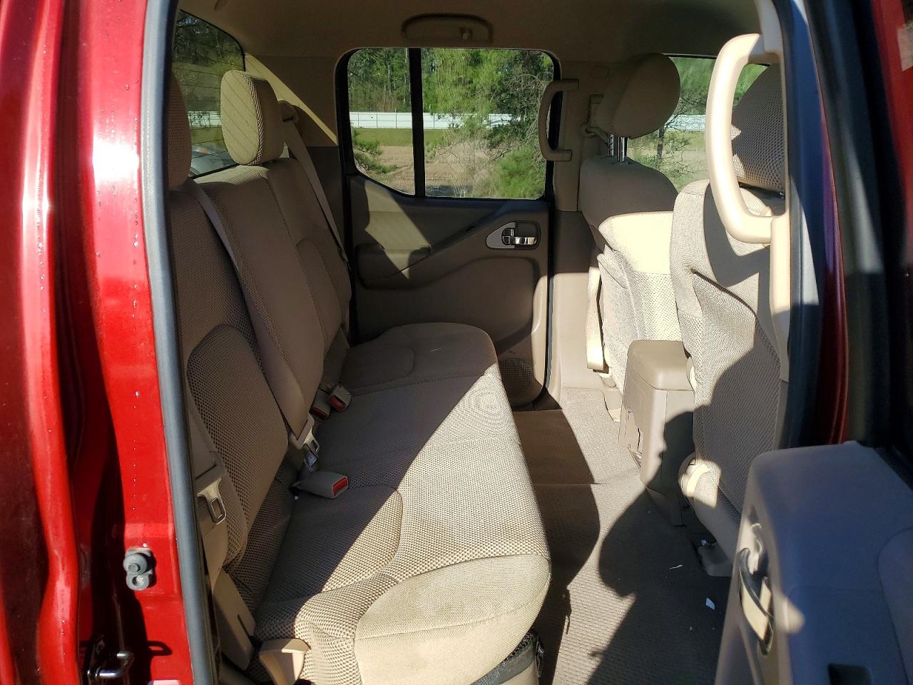 2008 Nissan Frontier Se V6 Red vin: 1N6AD09U68C420187
