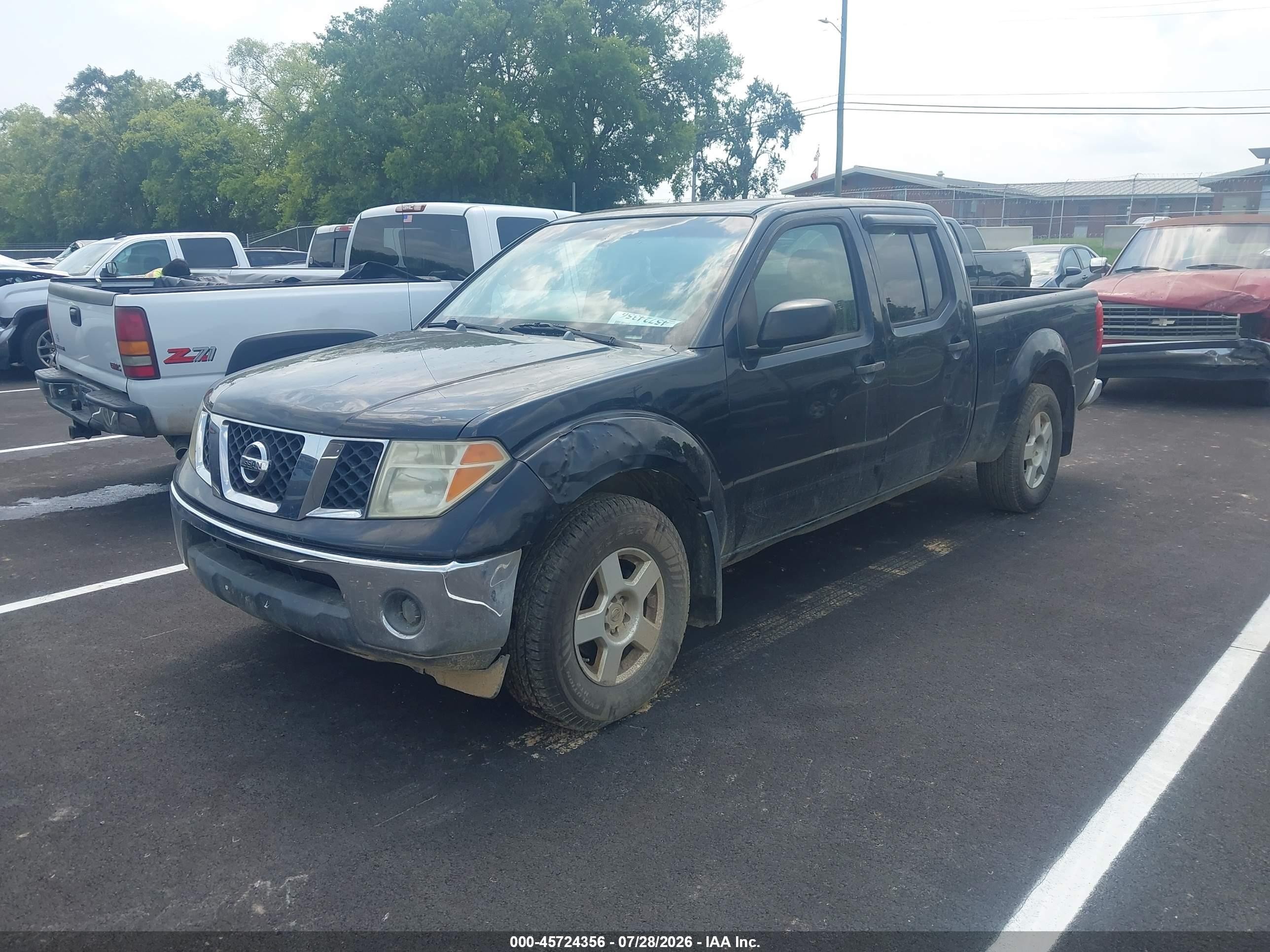 2007 Nissan Frontier Se Silver vin: 1N6AD09U87C404054