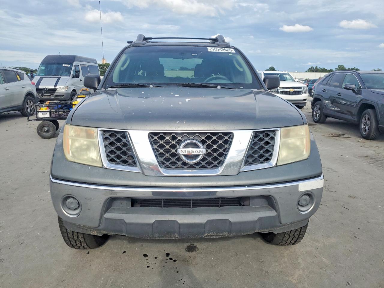 2007 Nissan Frontier Se Gray vin: 1N6AD09U87C430556