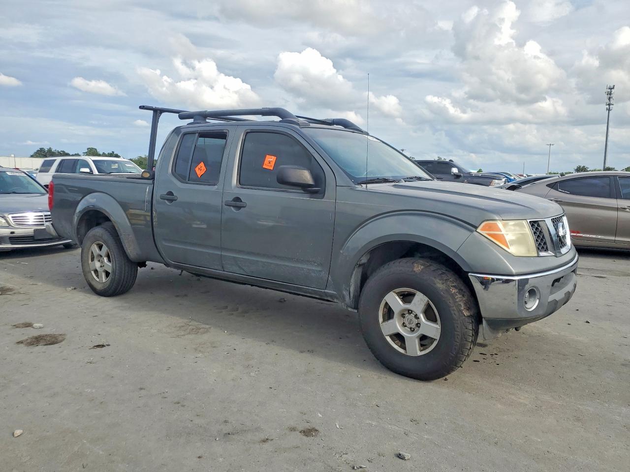 2007 Nissan Frontier Se Gray vin: 1N6AD09U87C430556