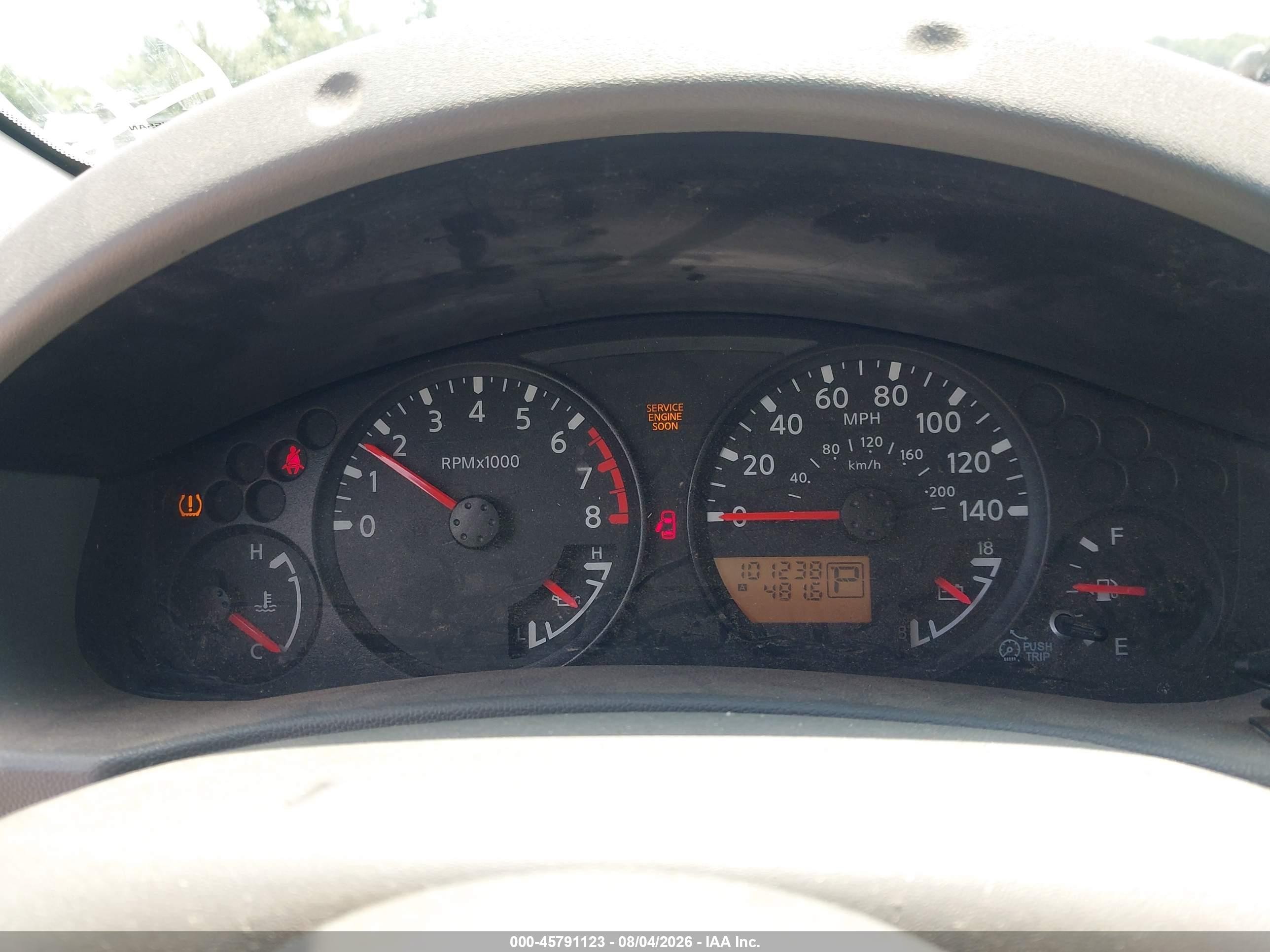 2008 Nissan Frontier Se Silver vin: 1N6AD09U88C404198