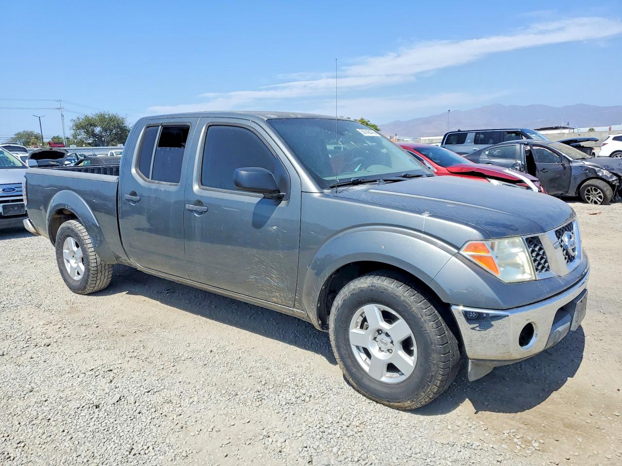 2007 Nissan Frontier Se Gray vin: 1N6AD09U97C413653