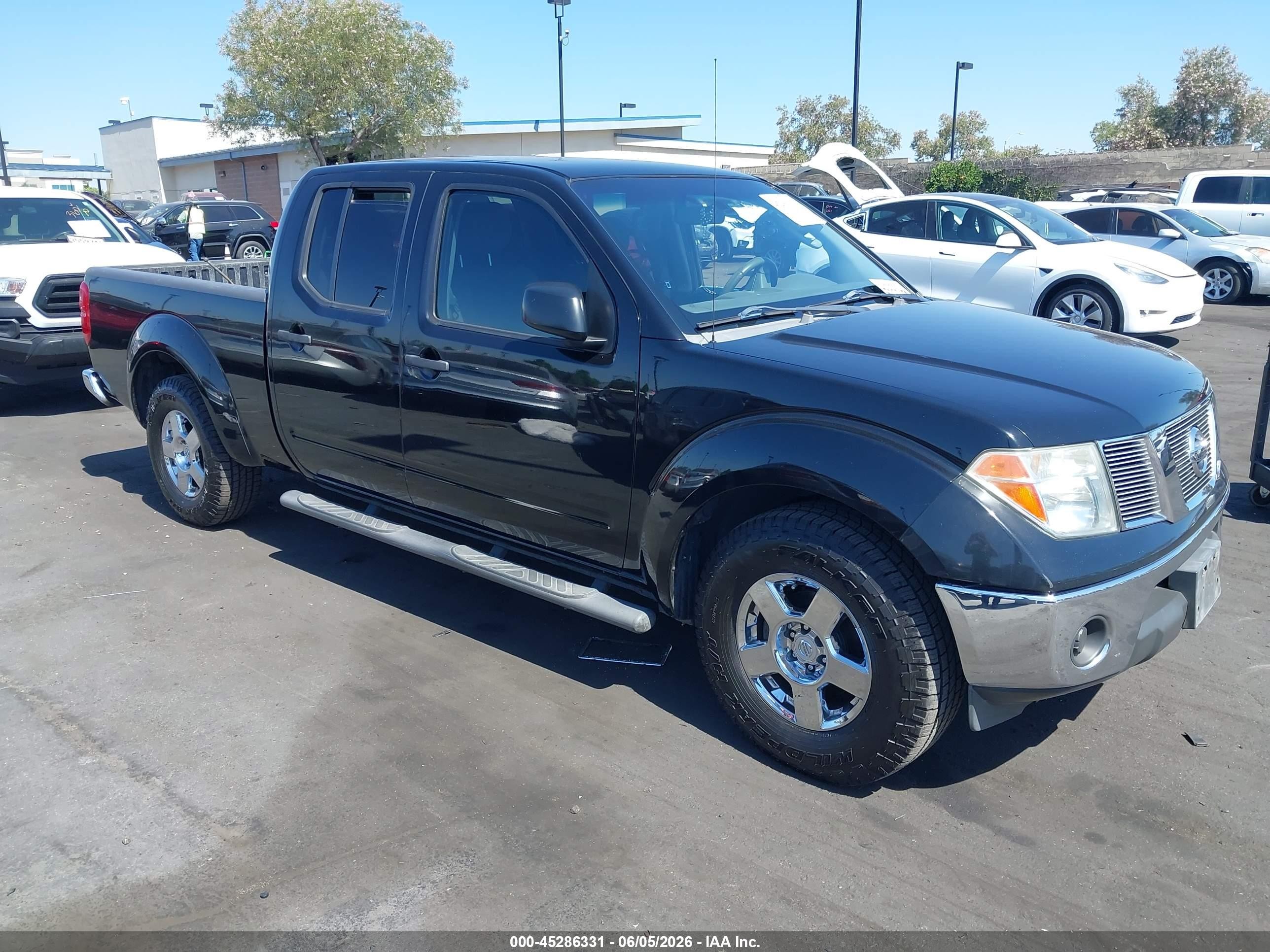 2007 Nissan Frontier Se Black vin: 1N6AD09UX7C462649