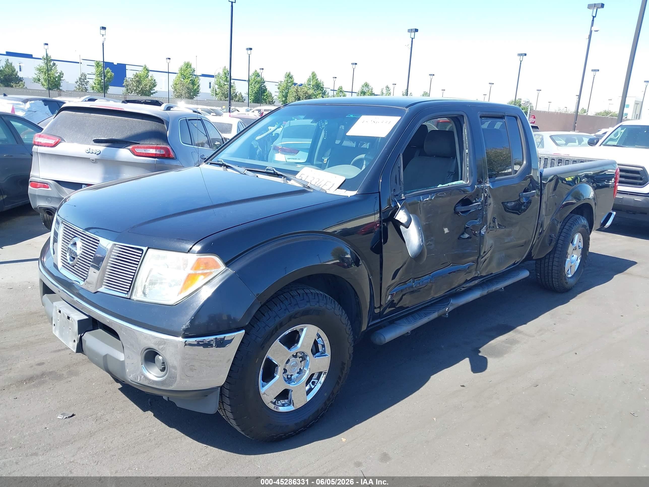 2007 Nissan Frontier Se Black vin: 1N6AD09UX7C462649