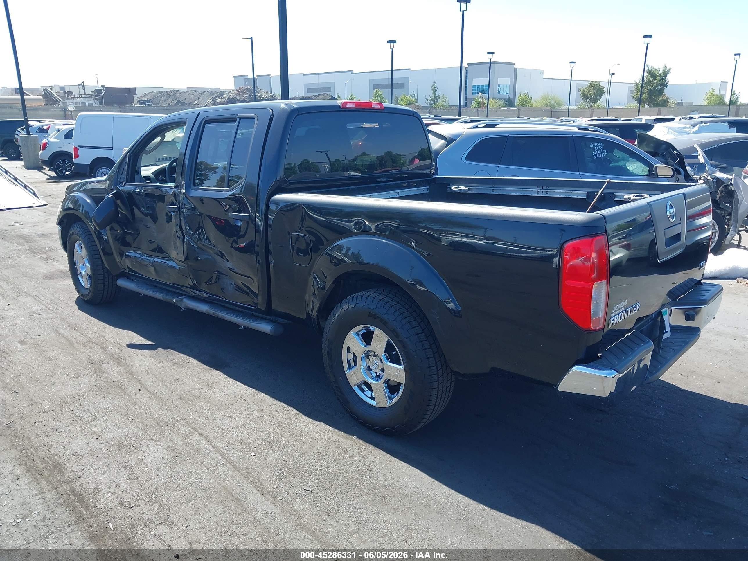 2007 Nissan Frontier Se Black vin: 1N6AD09UX7C462649