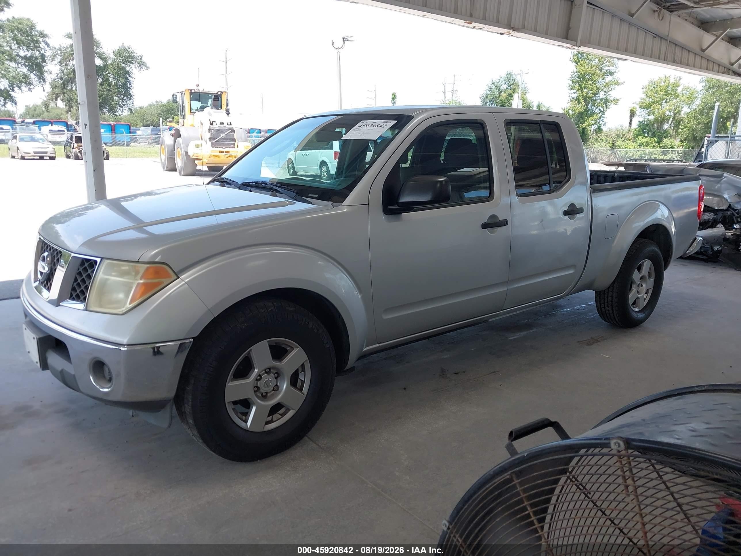 2008 Nissan Frontier Se Silver vin: 1N6AD09UX8C418197