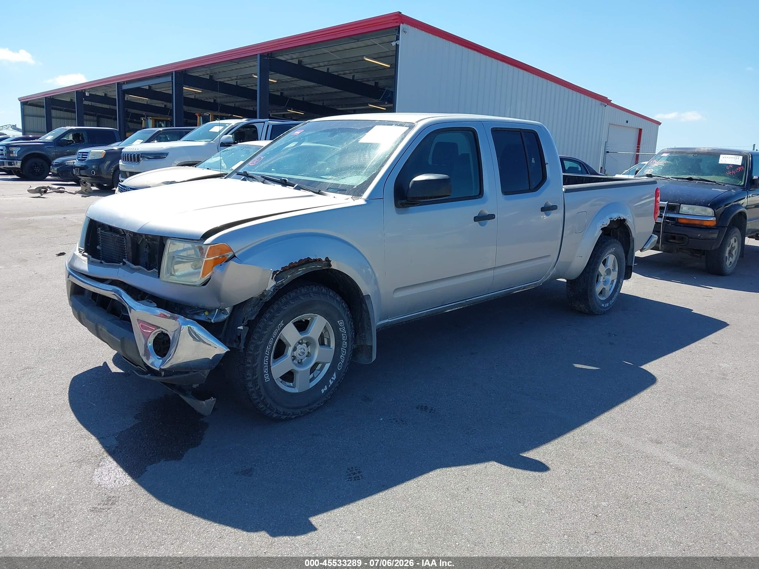 2007 Nissan Frontier Se Silver vin: 1N6AD09W07C412277