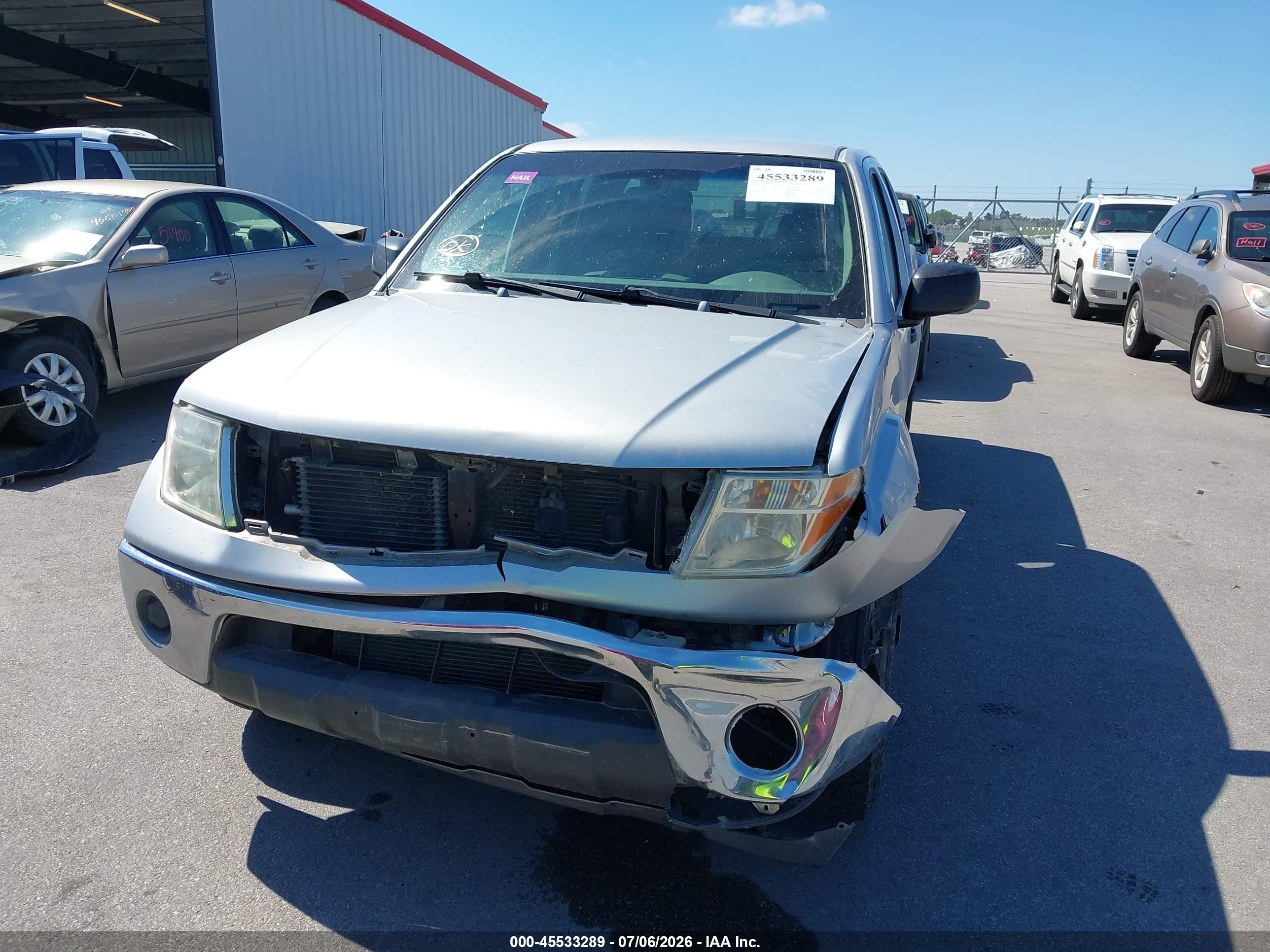2007 Nissan Frontier Se Silver vin: 1N6AD09W07C412277