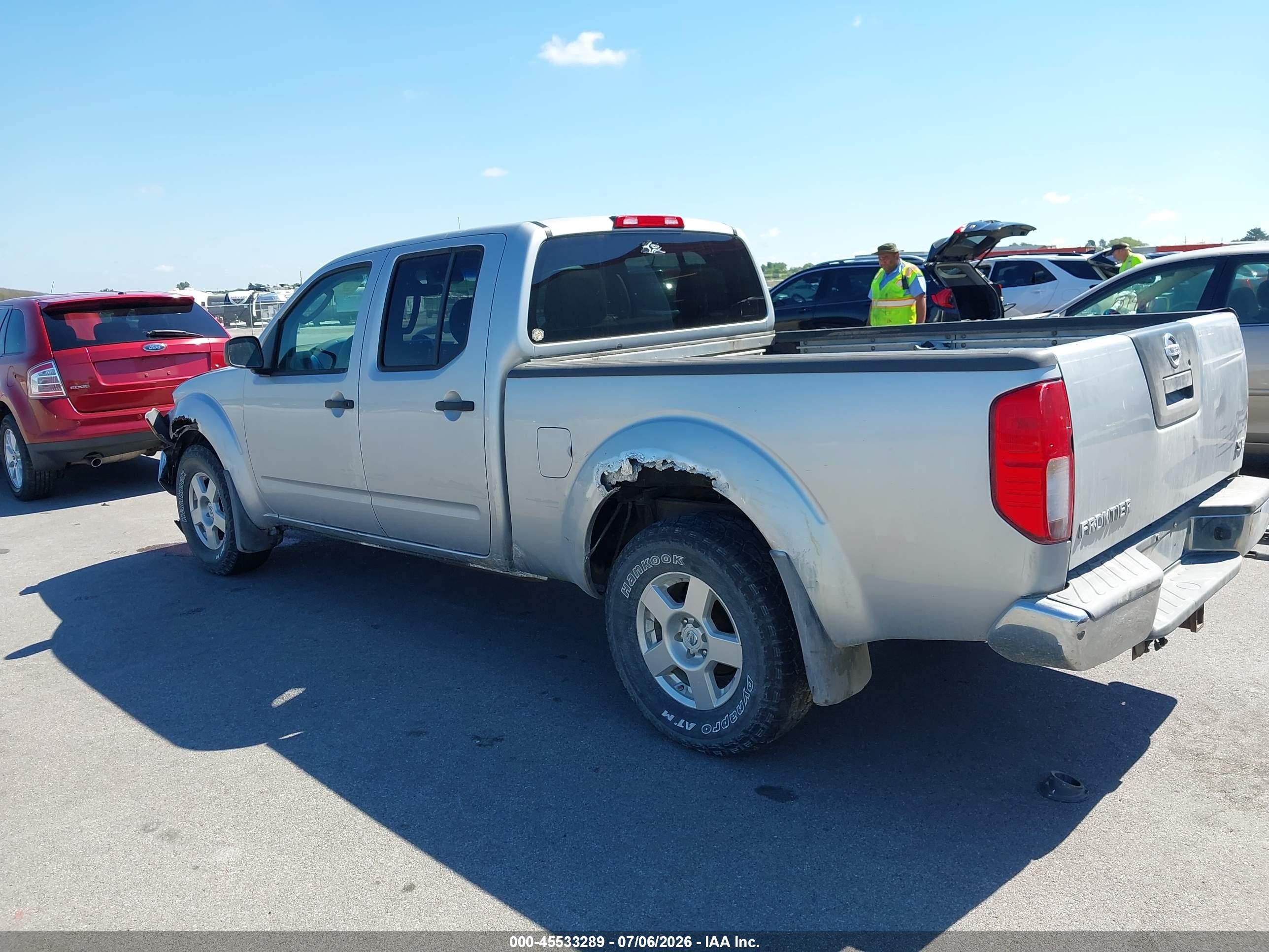 2007 Nissan Frontier Se Silver vin: 1N6AD09W07C412277