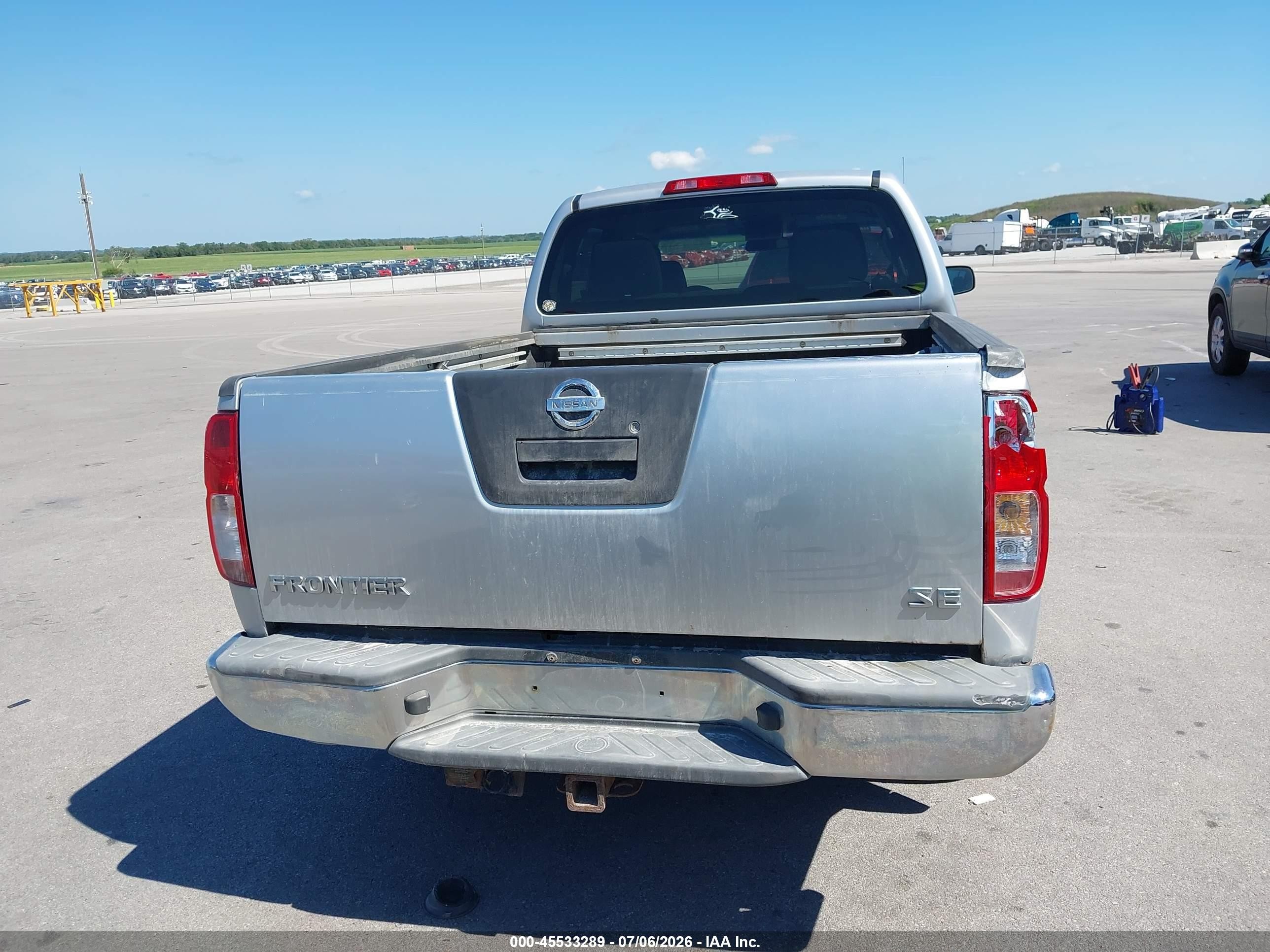 2007 Nissan Frontier Se Silver vin: 1N6AD09W07C412277