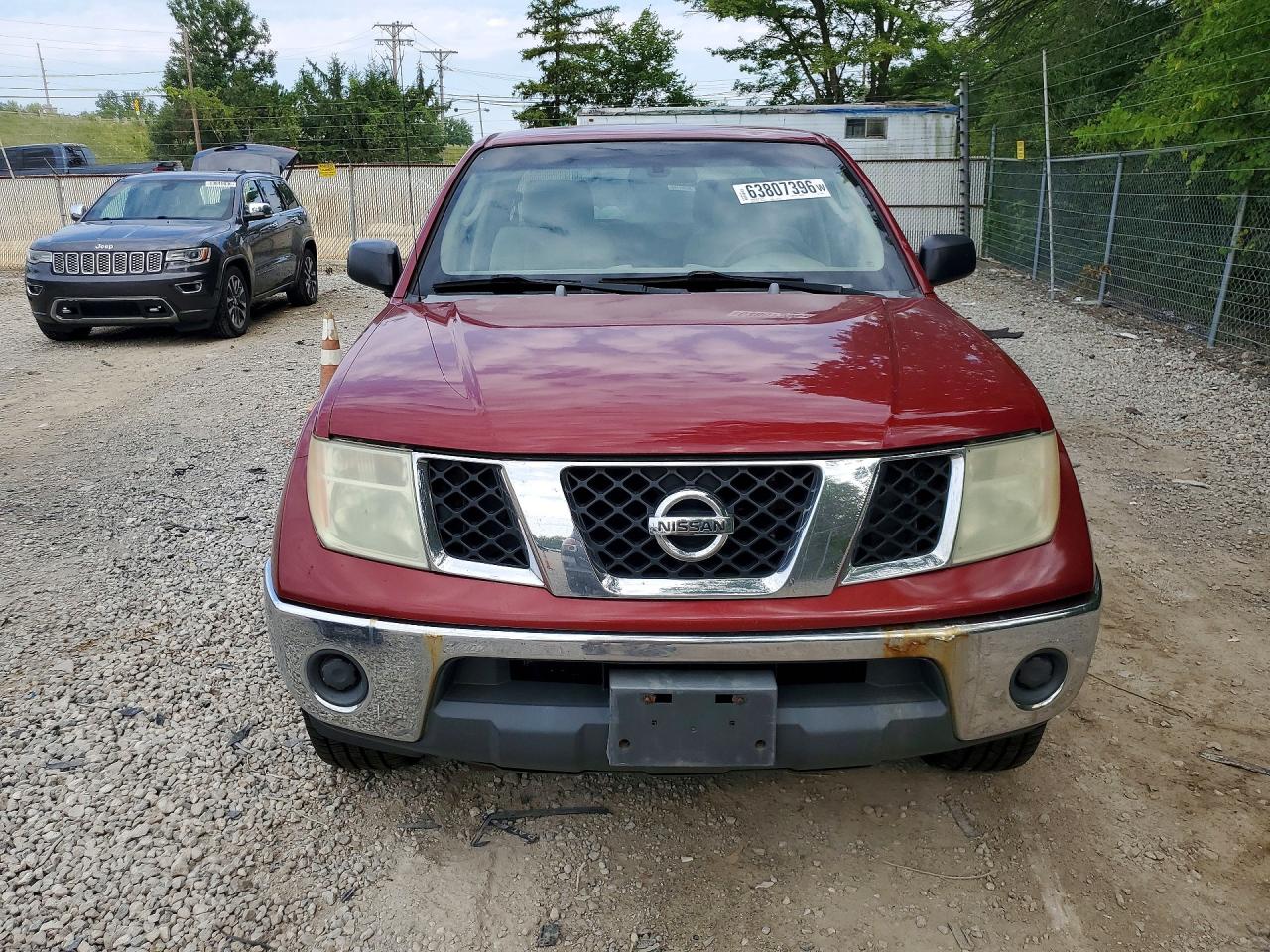2007 Nissan Frontier Se Red vin: 1N6AD09W07C443853