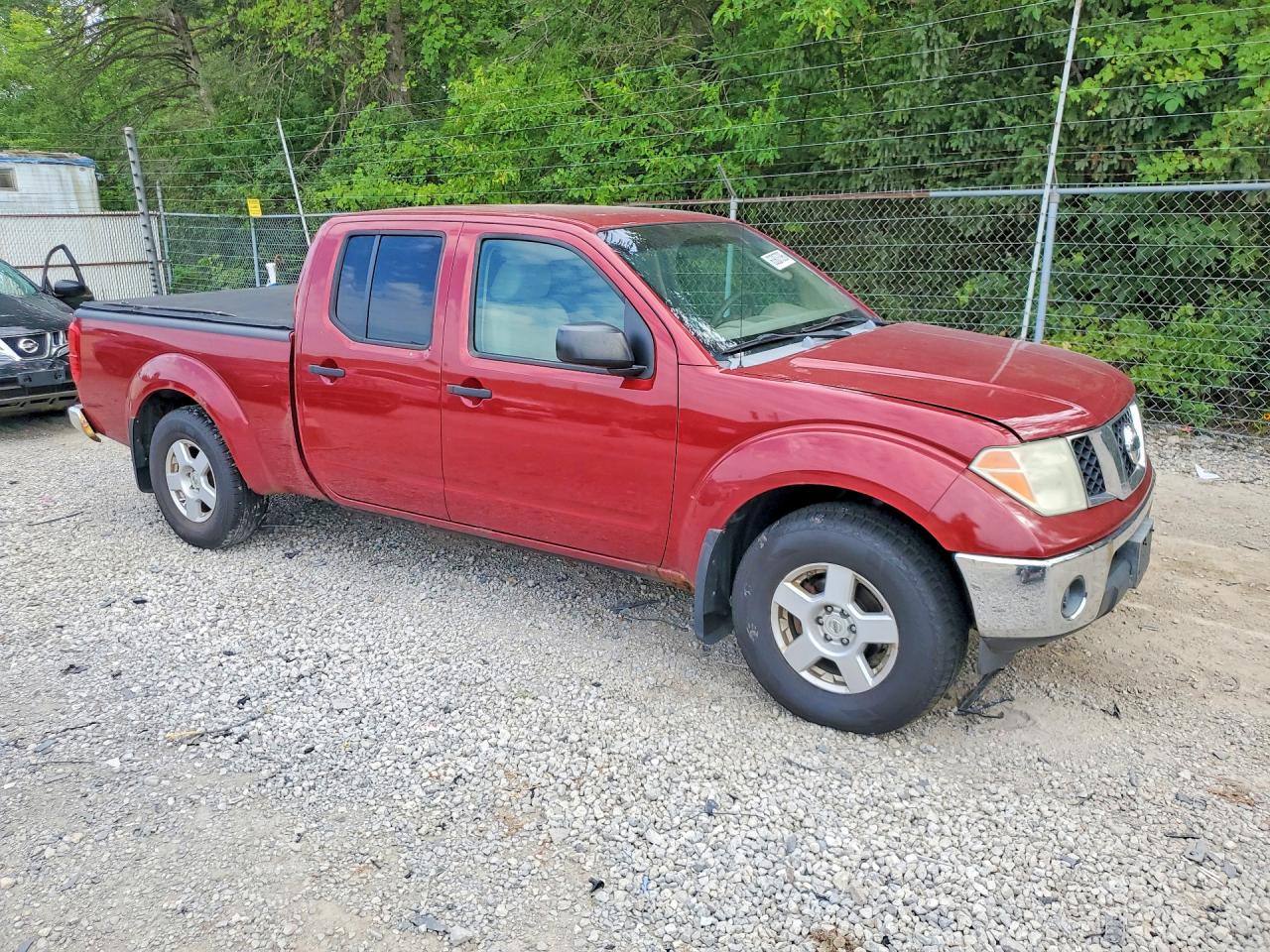 2007 Nissan Frontier Se Red vin: 1N6AD09W07C443853
