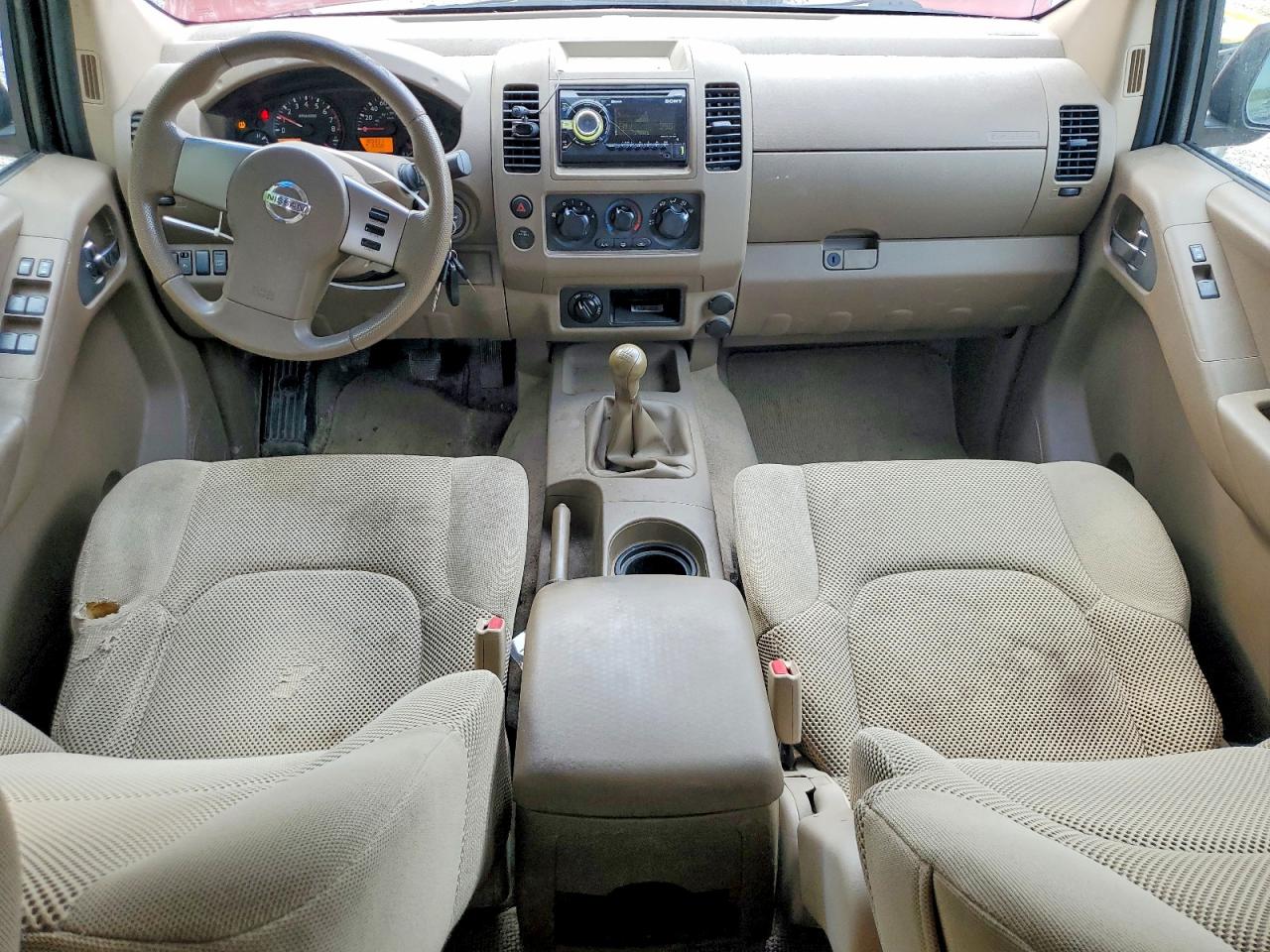 2007 Nissan Frontier Se Red vin: 1N6AD09W07C443853