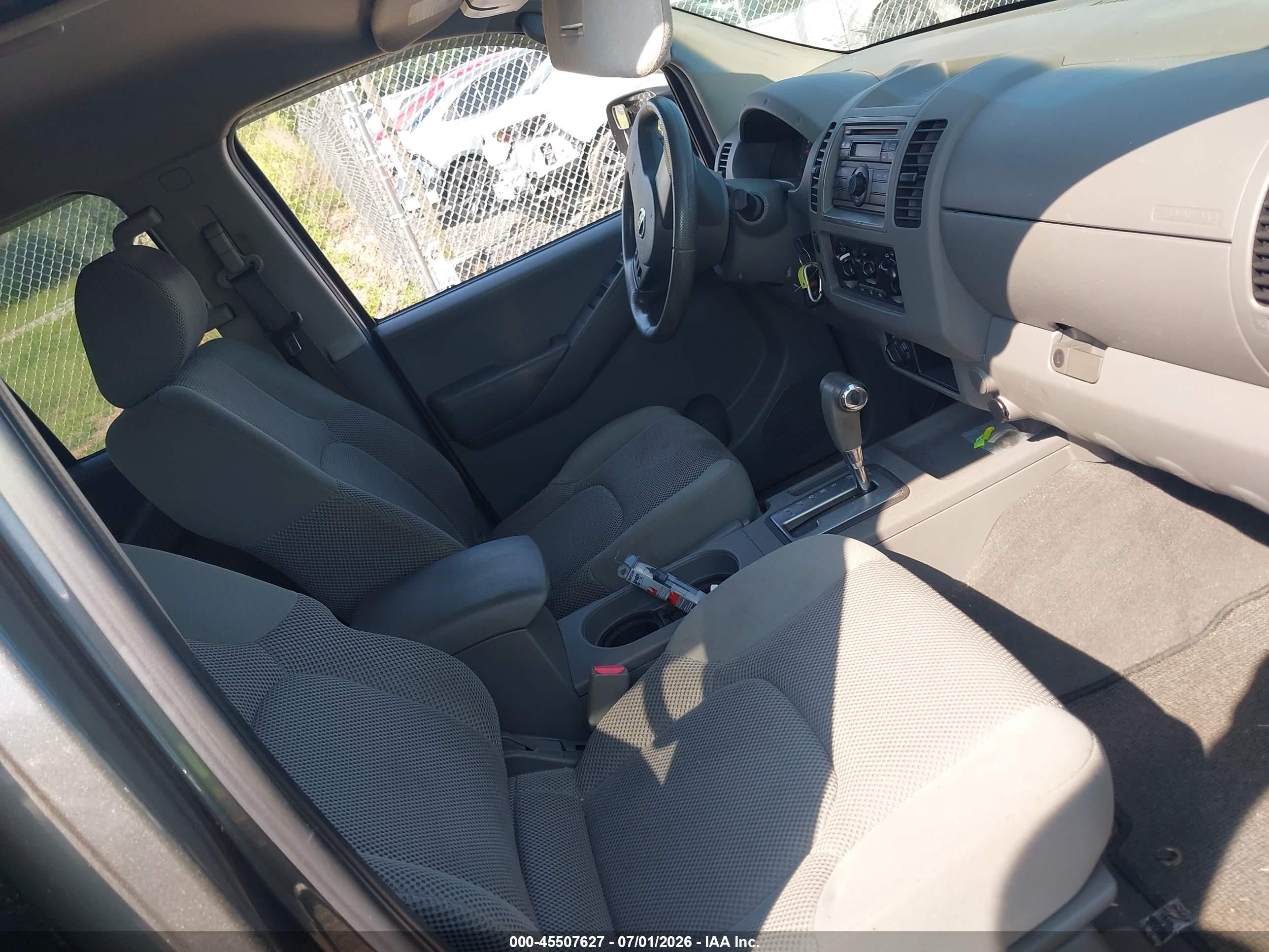 2008 Nissan Frontier Se Gray vin: 1N6AD09W08C432269
