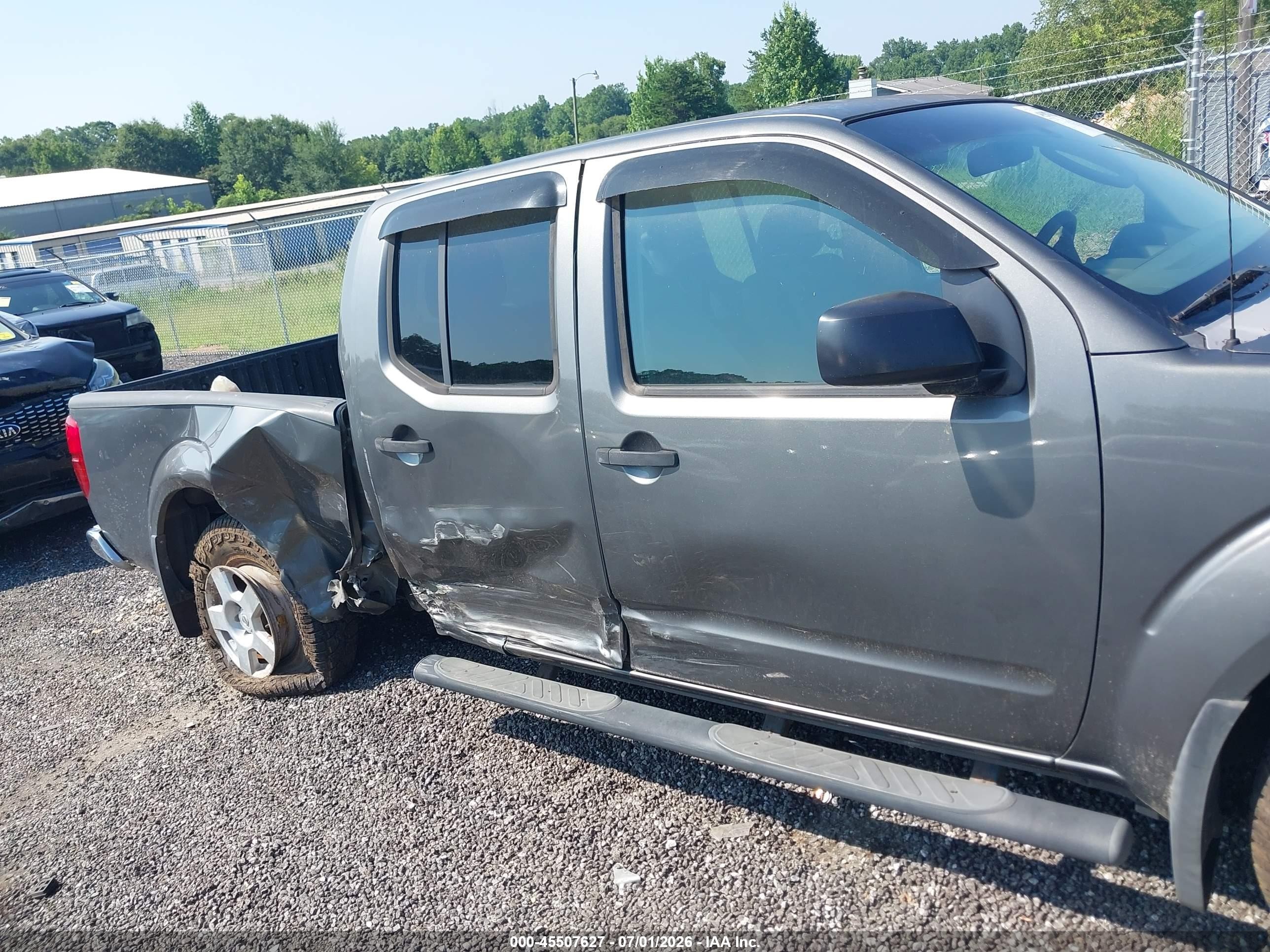 2008 Nissan Frontier Se Gray vin: 1N6AD09W08C432269