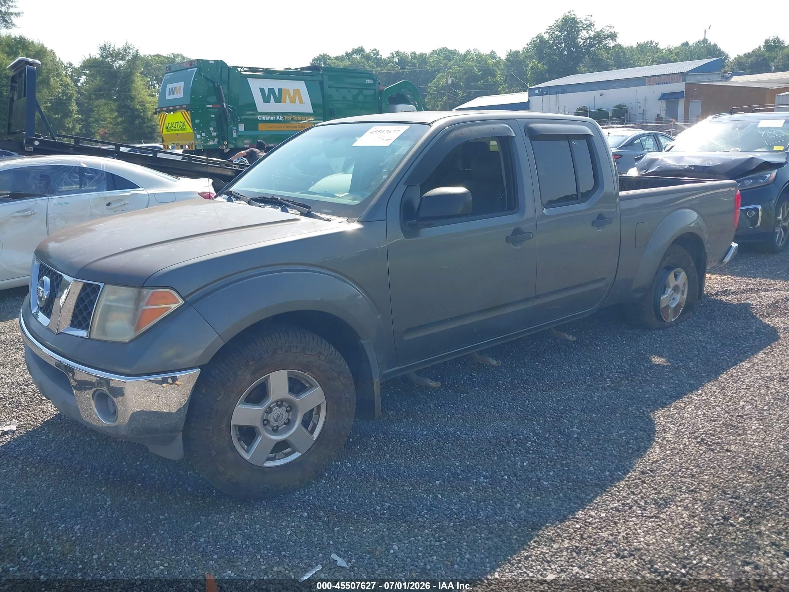 2008 Nissan Frontier Se Gray vin: 1N6AD09W08C432269