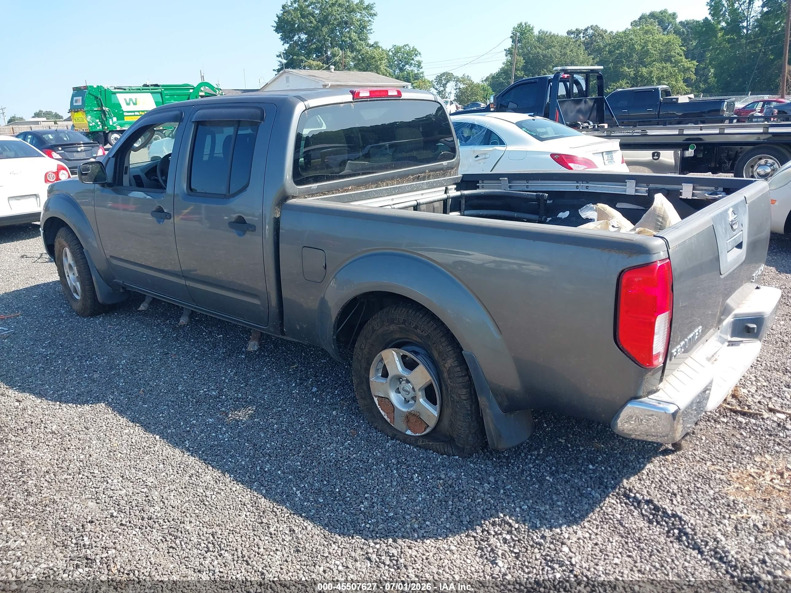 2008 Nissan Frontier Se Gray vin: 1N6AD09W08C432269