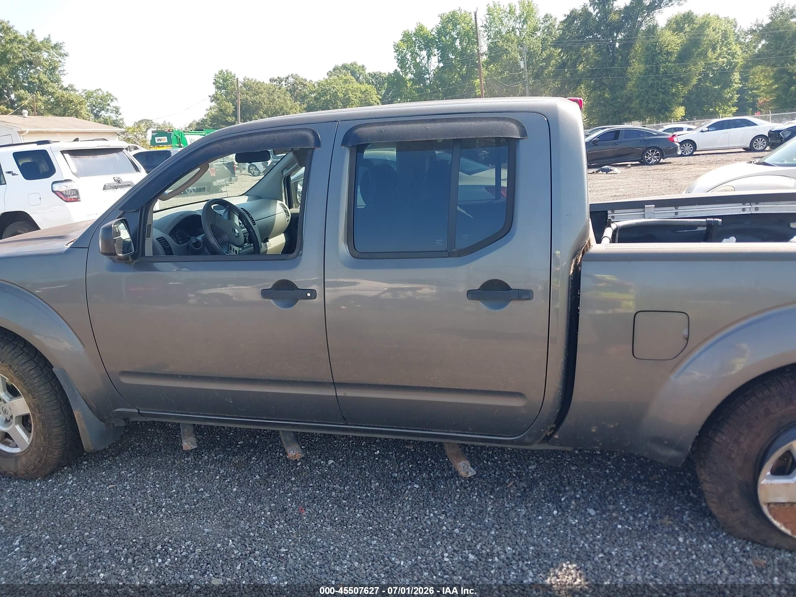 2008 Nissan Frontier Se Gray vin: 1N6AD09W08C432269
