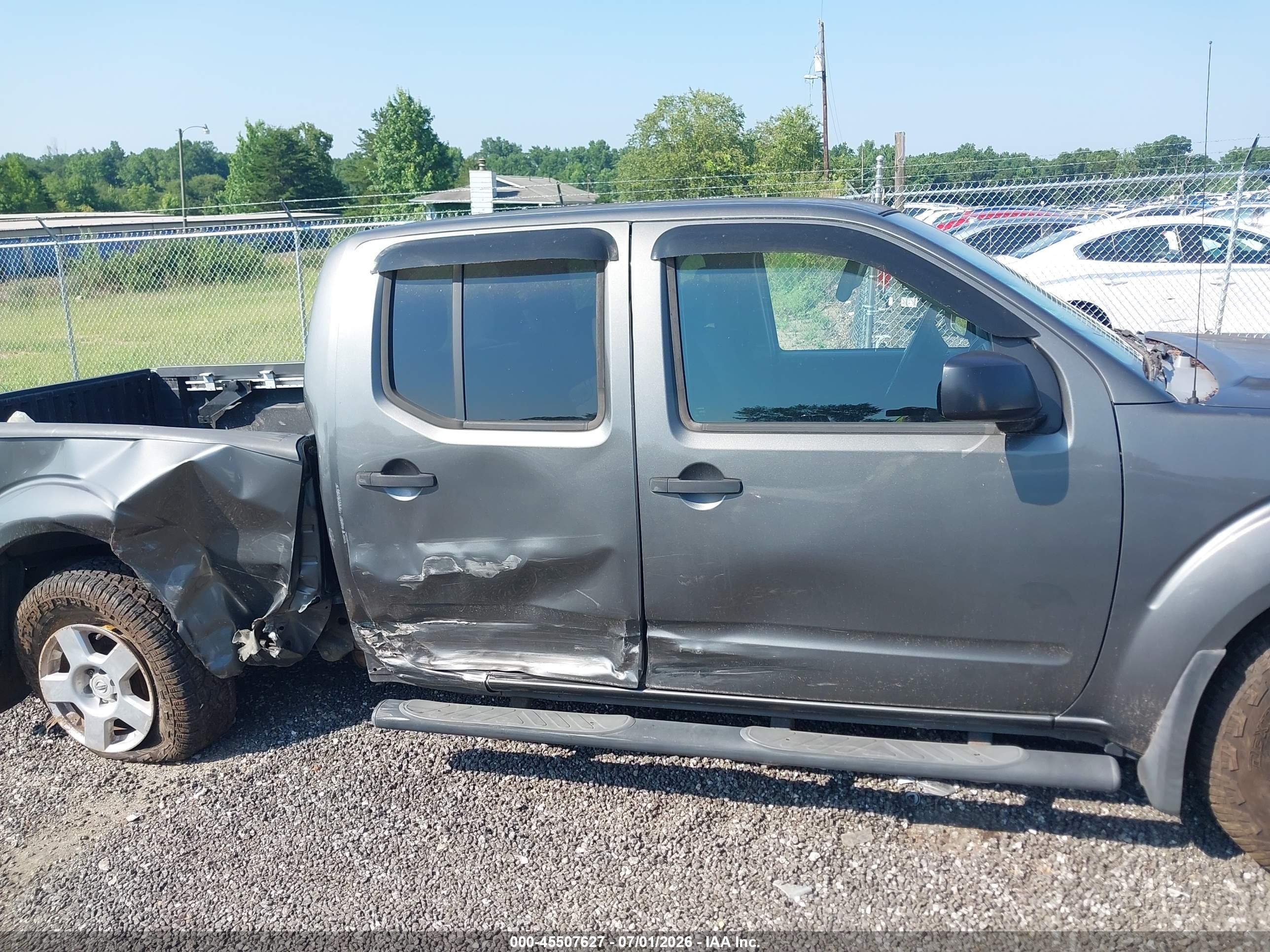 2008 Nissan Frontier Se Gray vin: 1N6AD09W08C432269