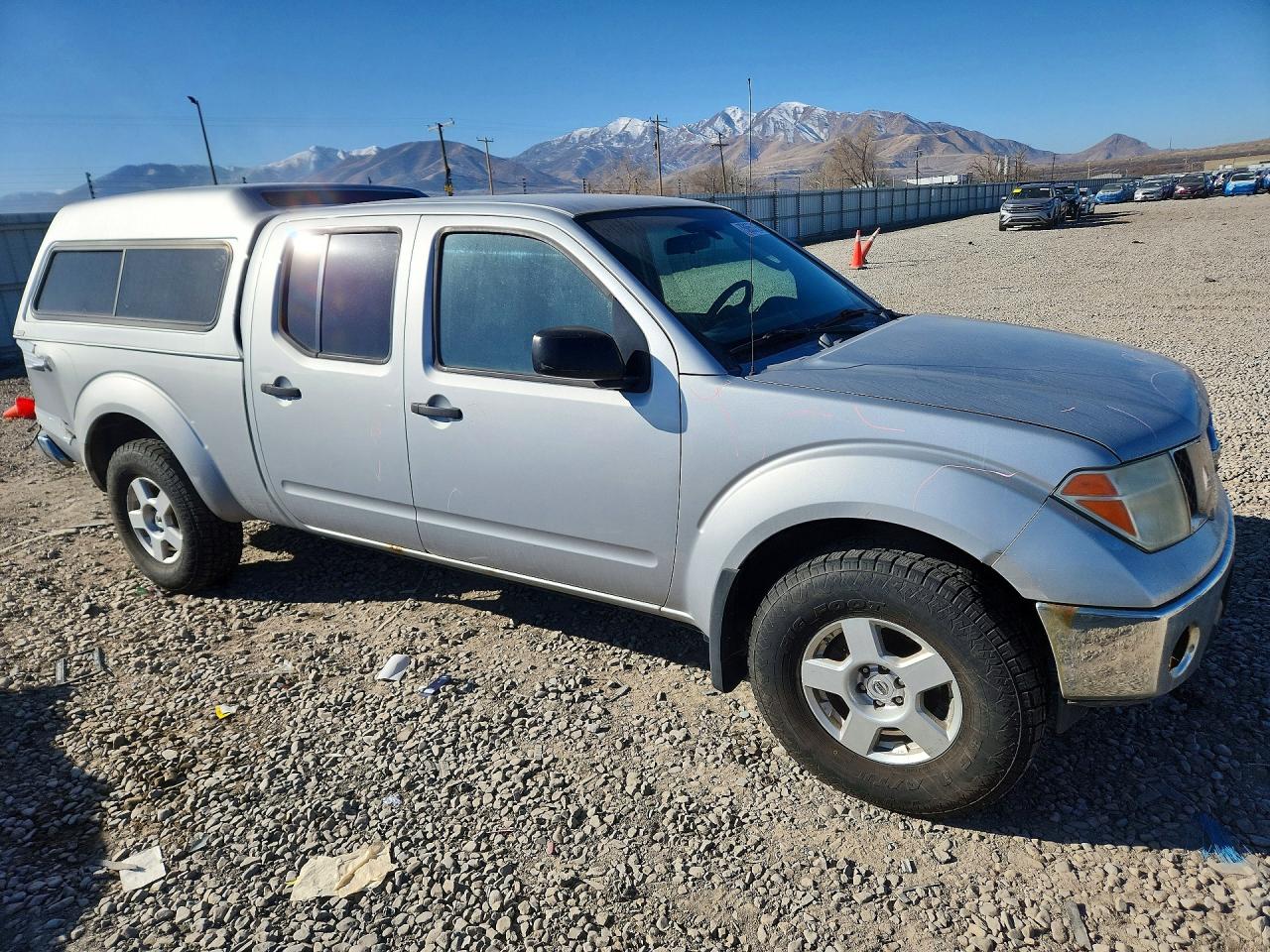 2007 Nissan Frontier Silver vin: 1N6AD09W17C403748