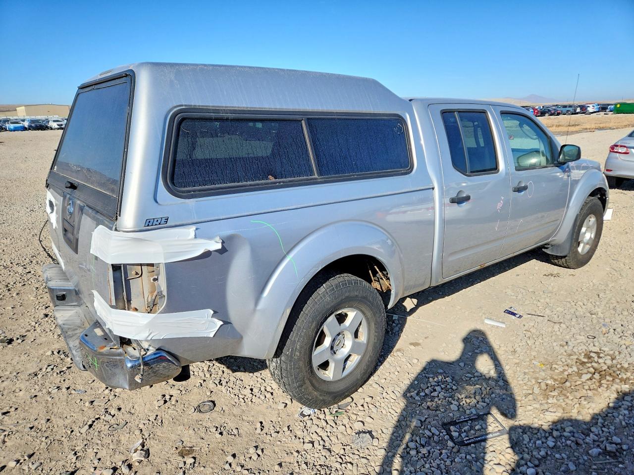 2007 Nissan Frontier Silver vin: 1N6AD09W17C403748