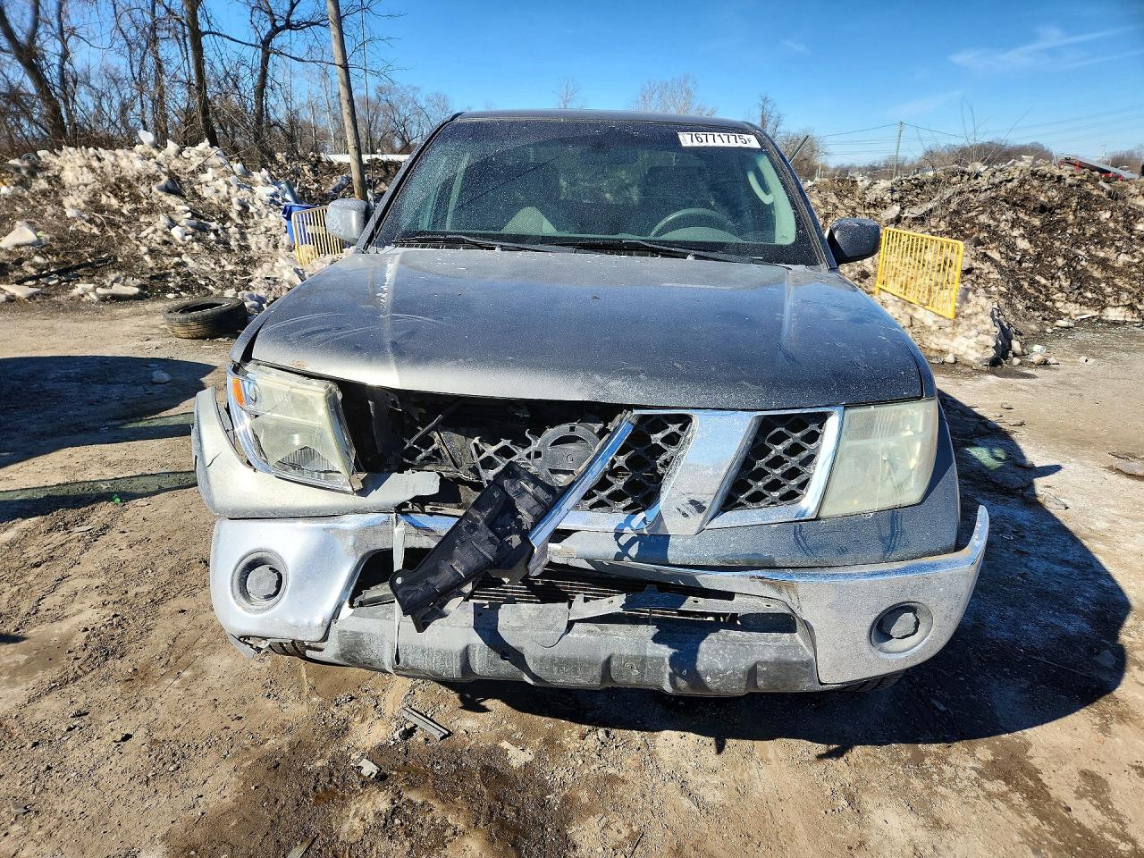 2008 Niss Frontier Se-v6 Gray vin: 1N6AD09W18C428781