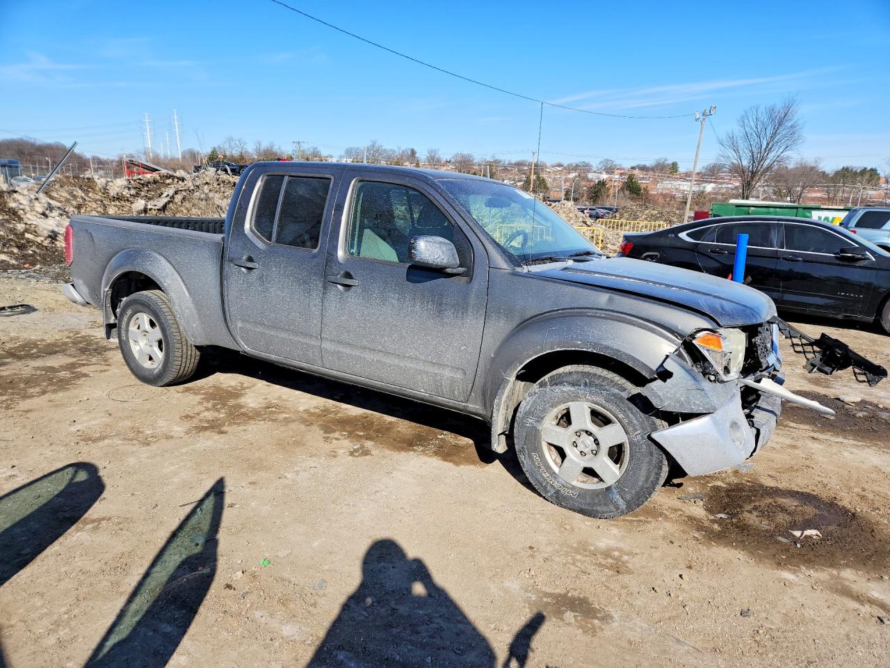 2008 Niss Frontier Se-v6 Gray vin: 1N6AD09W18C428781