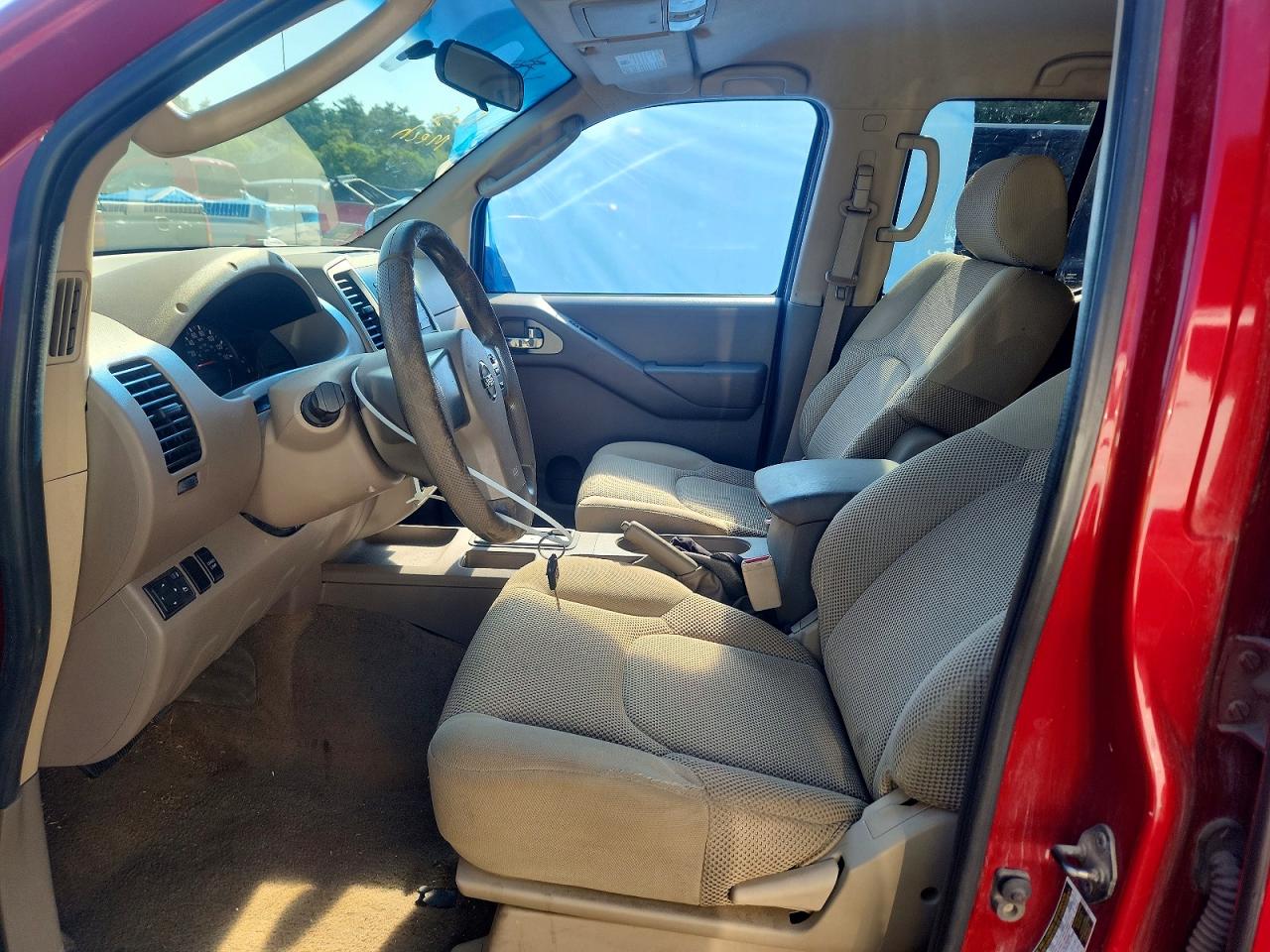 2009 Nissan Frontier Se V6 Red vin: 1N6AD09W19C404322