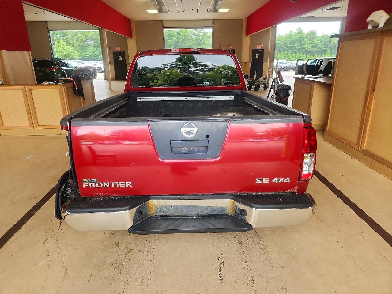 2009 Nissan Frontier Se V6 Red vin: 1N6AD09W19C404322