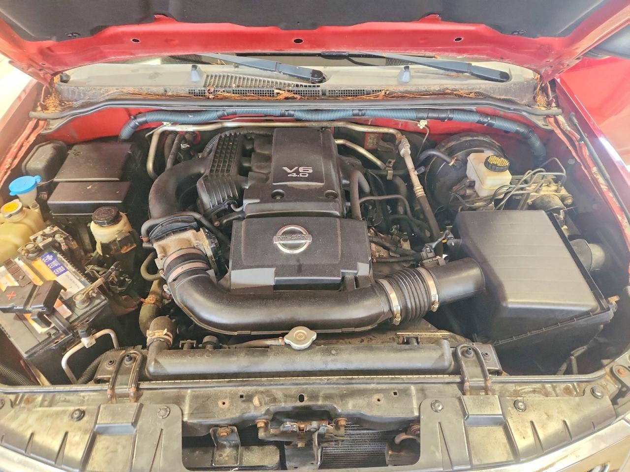 2009 Nissan Frontier Se V6 Red vin: 1N6AD09W19C404322