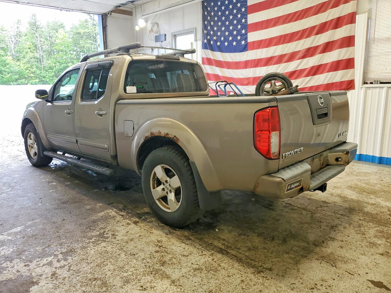 2007 Nissan Frontier Se Silver vin: 1N6AD09W27C433812