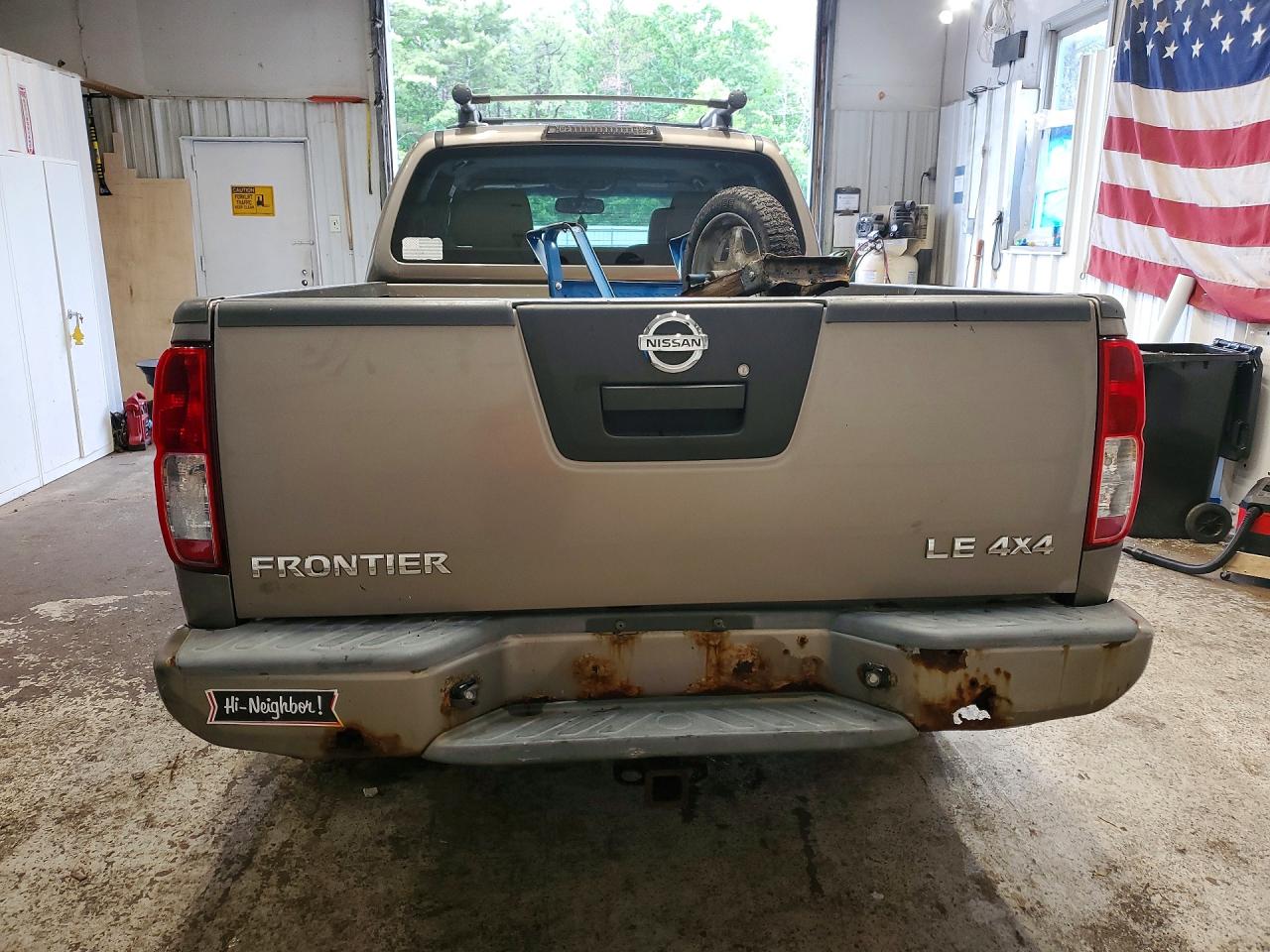 2007 Nissan Frontier Se Silver vin: 1N6AD09W27C433812