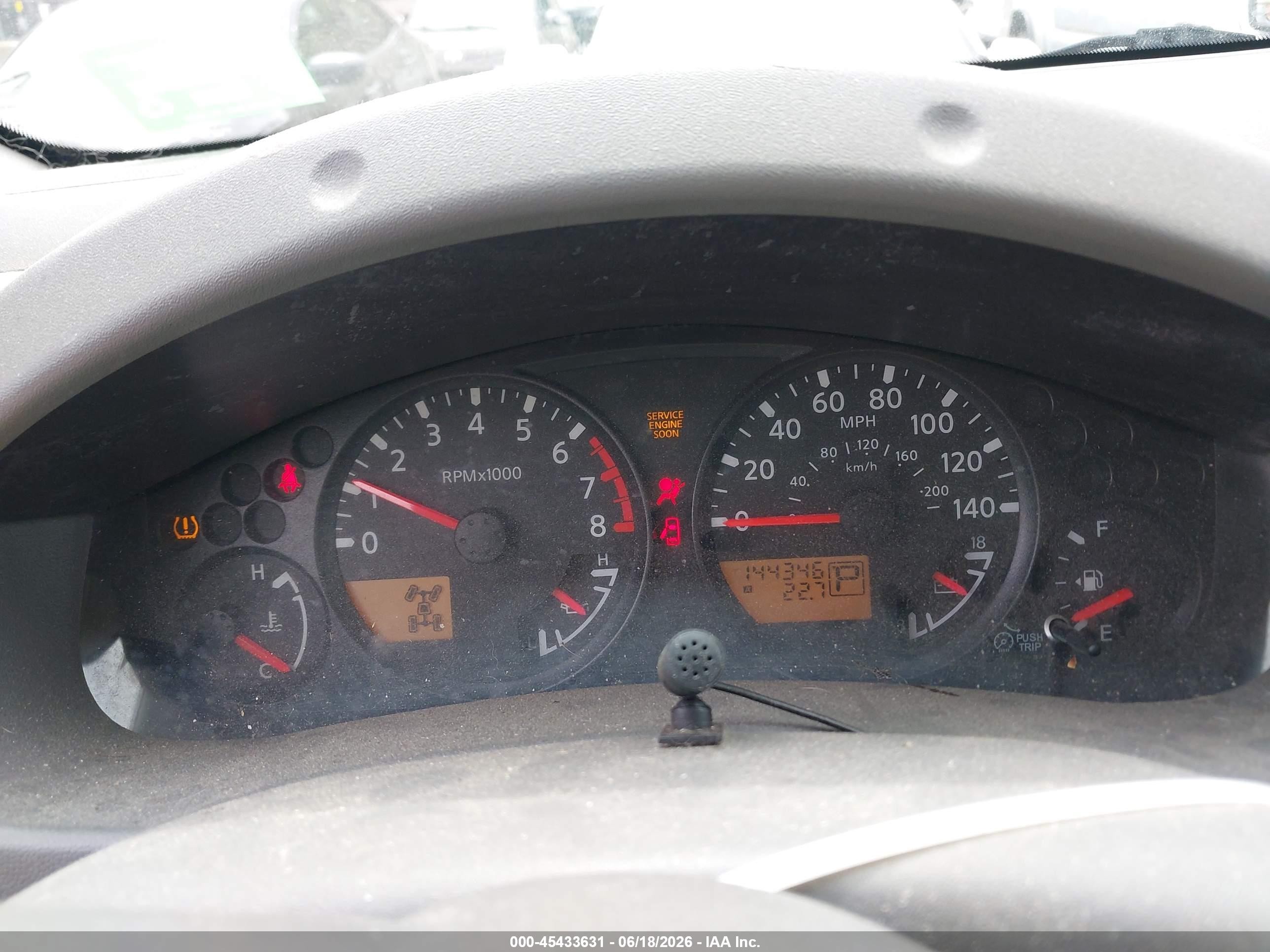 2007 Nissan Frontier Se Silver vin: 1N6AD09W27C456555