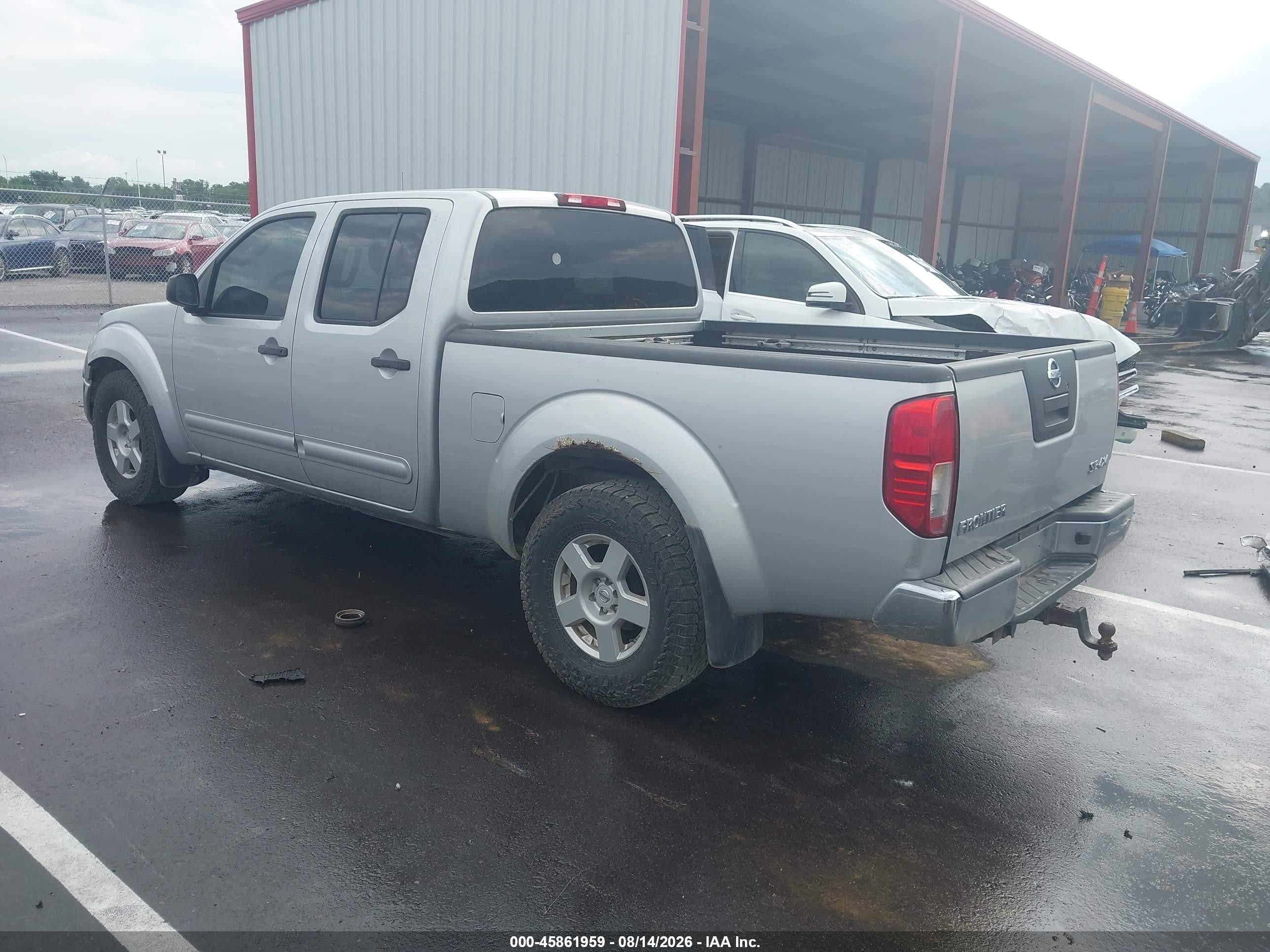 2008 Nissan Frontier Se Silver vin: 1N6AD09W28C424013