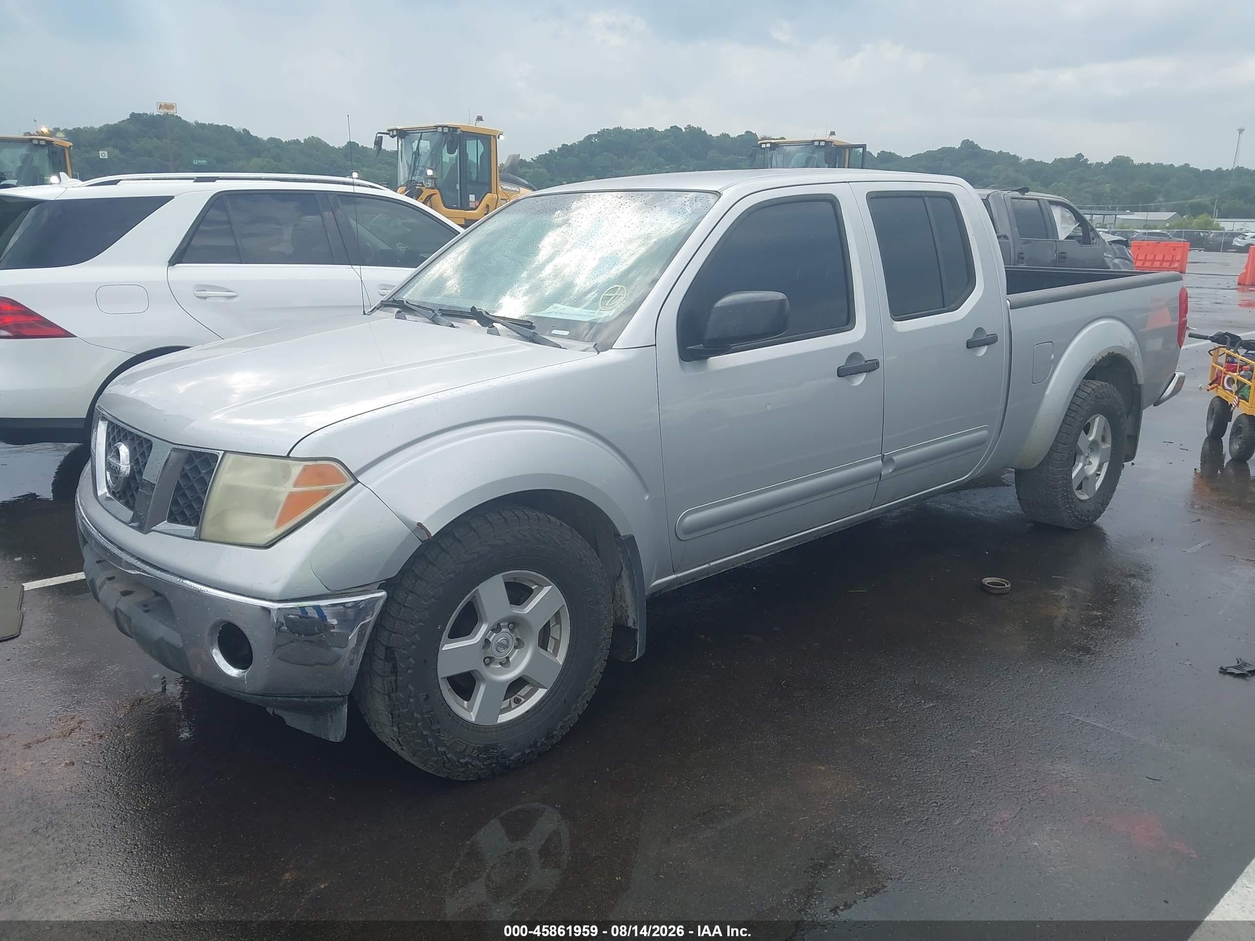 2008 Nissan Frontier Se Silver vin: 1N6AD09W28C424013