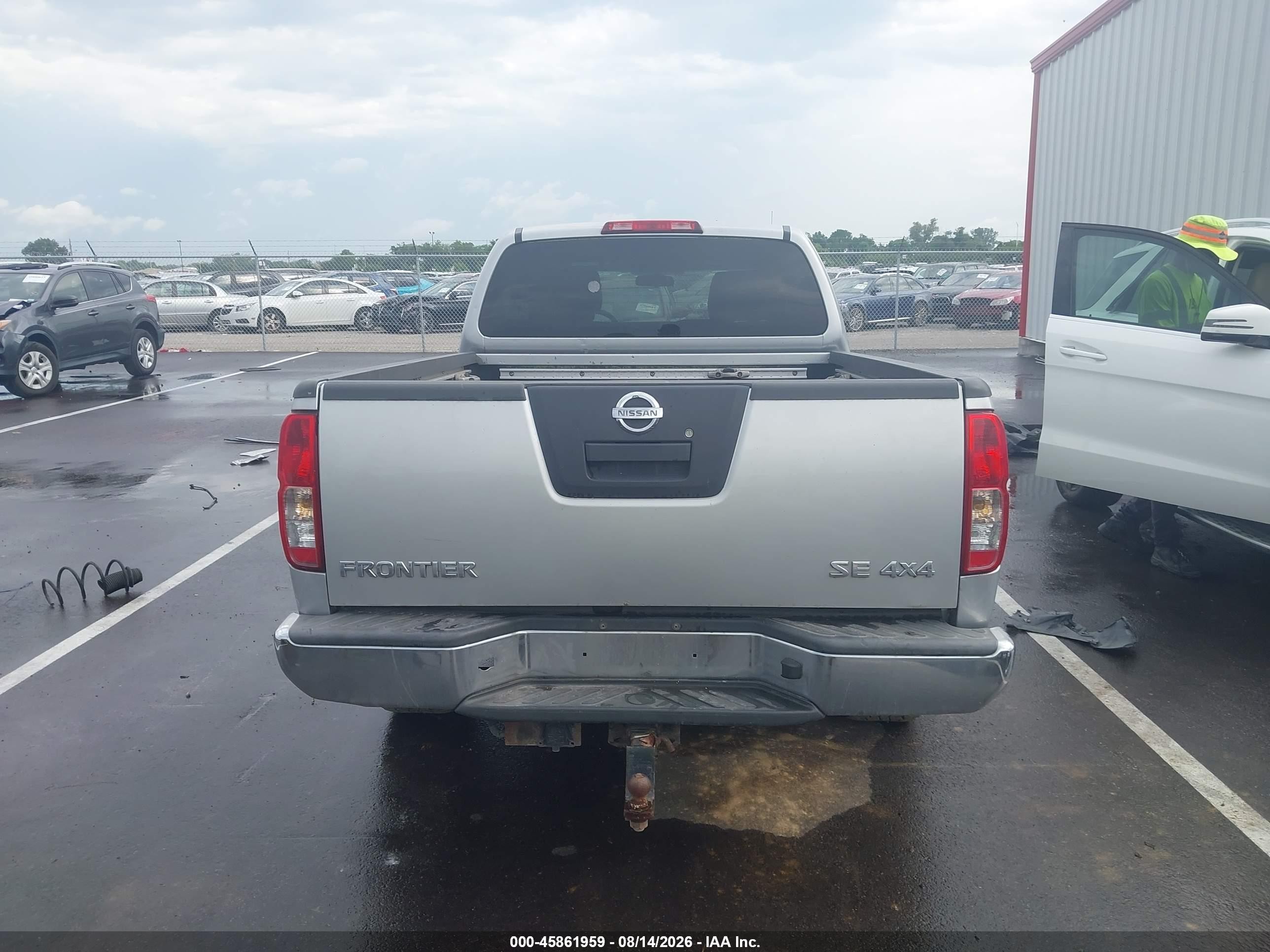 2008 Nissan Frontier Se Silver vin: 1N6AD09W28C424013