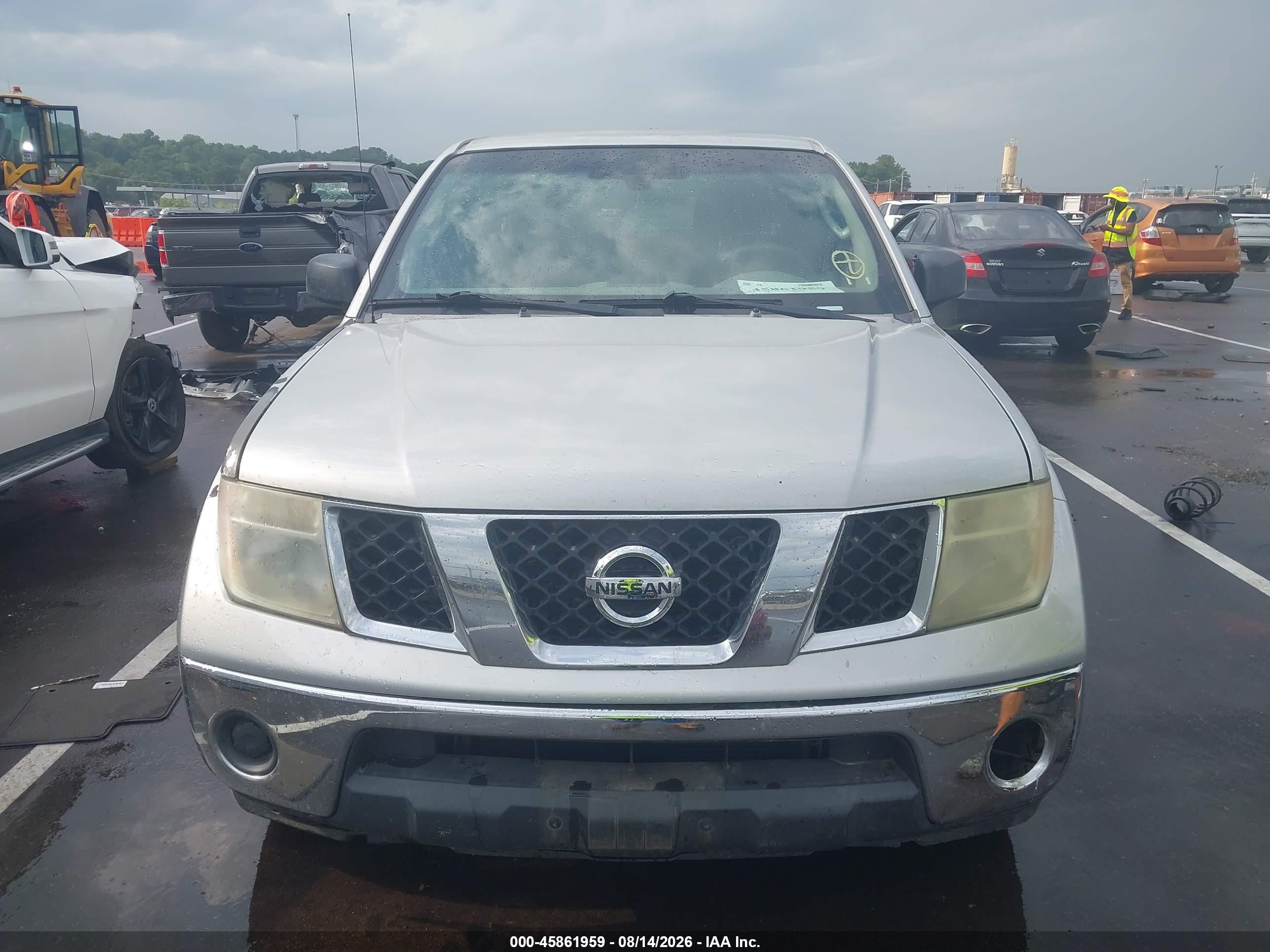 2008 Nissan Frontier Se Silver vin: 1N6AD09W28C424013