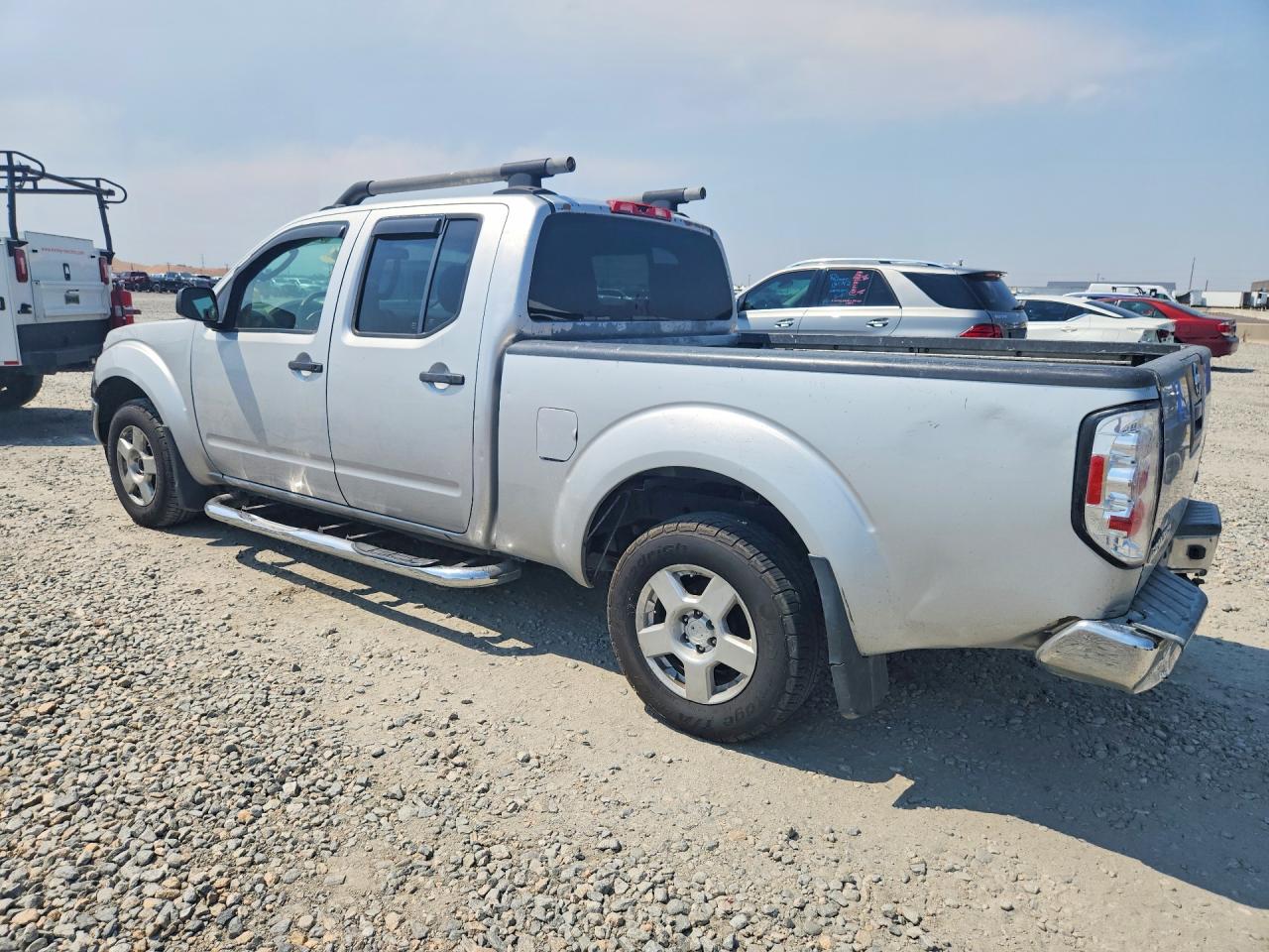 2008 Nissan Frontier Se V6 Silver vin: 1N6AD09W28C438963