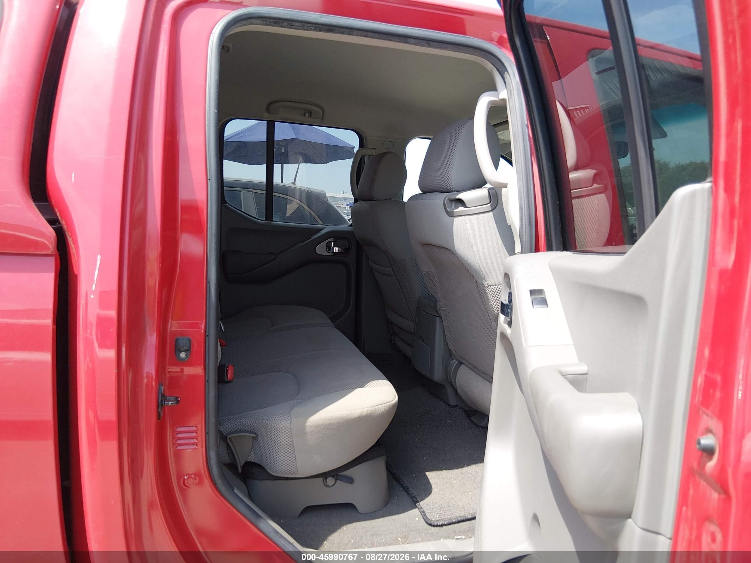 2008 Nissan Frontier Se Red vin: 1N6AD09W48C409786