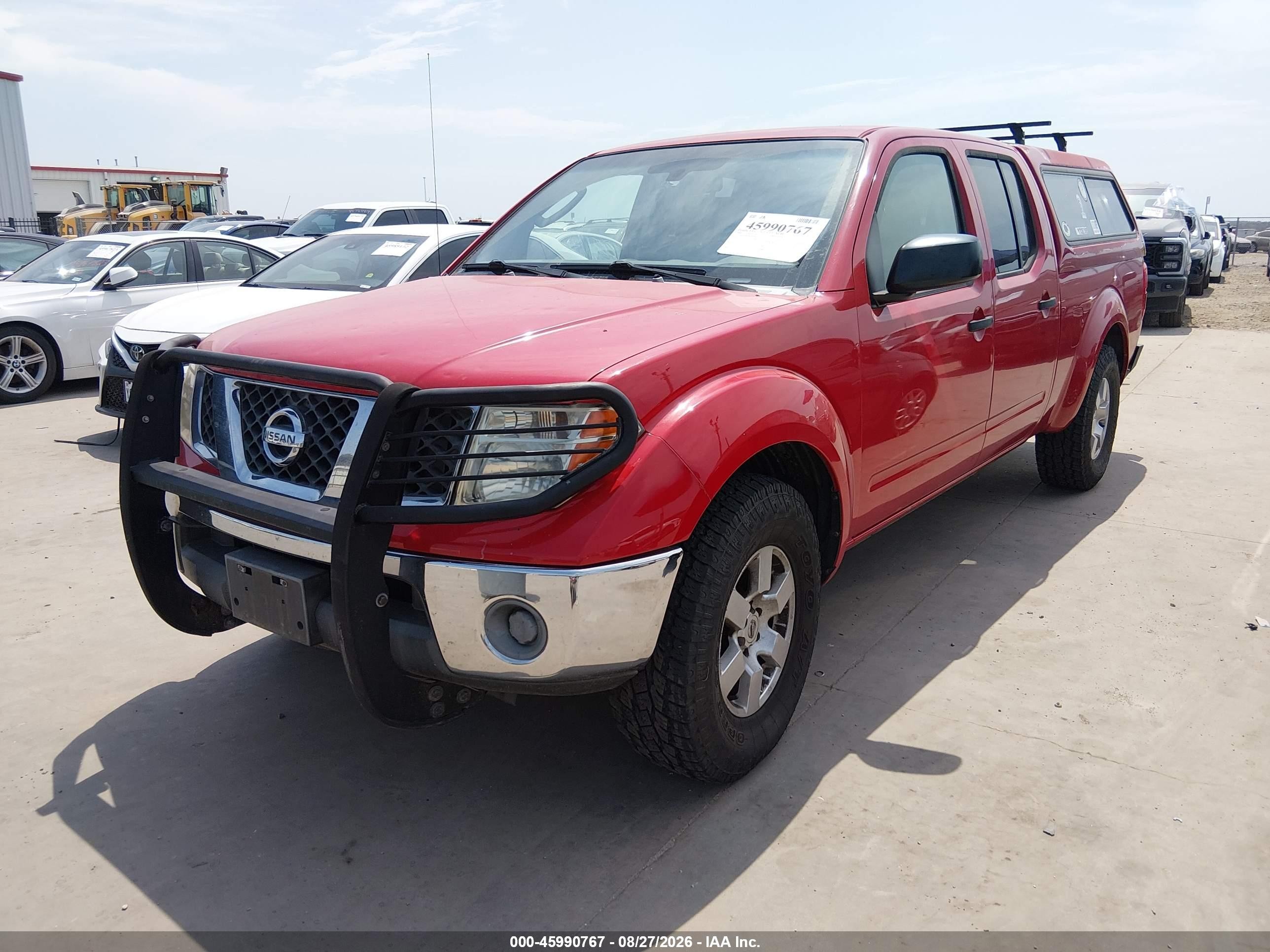 2008 Nissan Frontier Se Red vin: 1N6AD09W48C409786