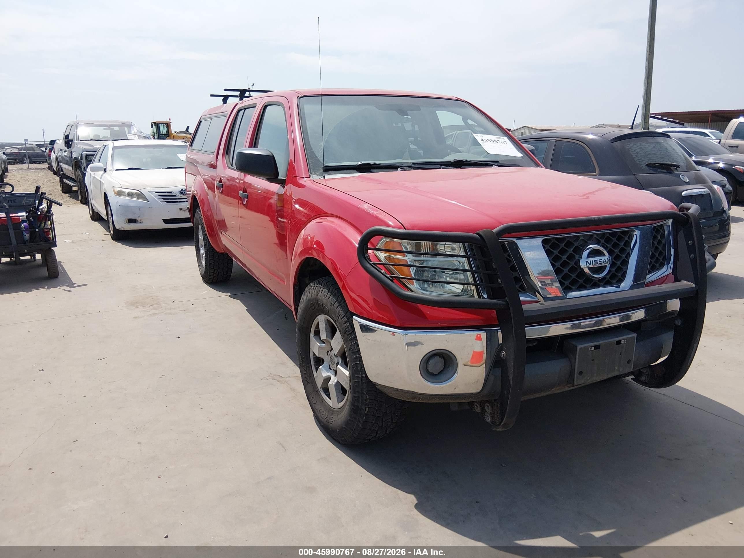 2008 Nissan Frontier Se Red vin: 1N6AD09W48C409786