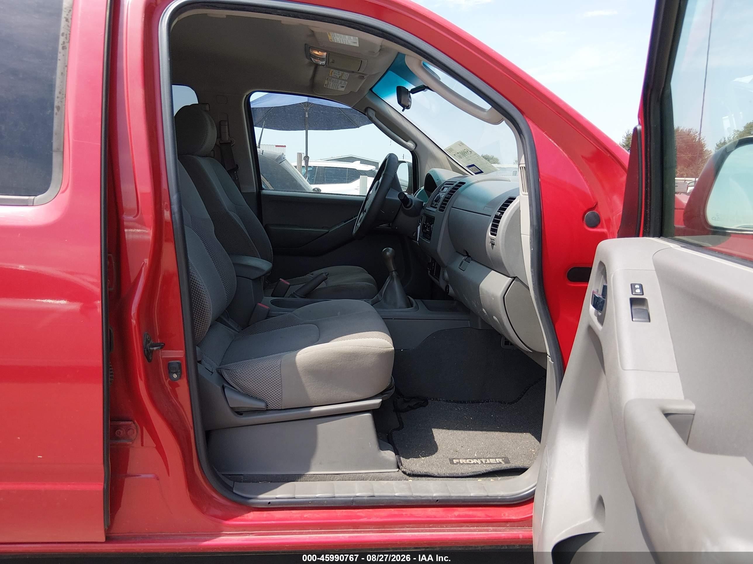 2008 Nissan Frontier Se Red vin: 1N6AD09W48C409786