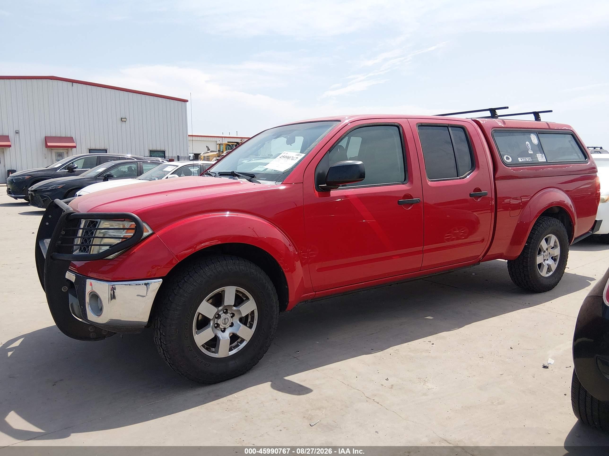 2008 Nissan Frontier Se Red vin: 1N6AD09W48C409786