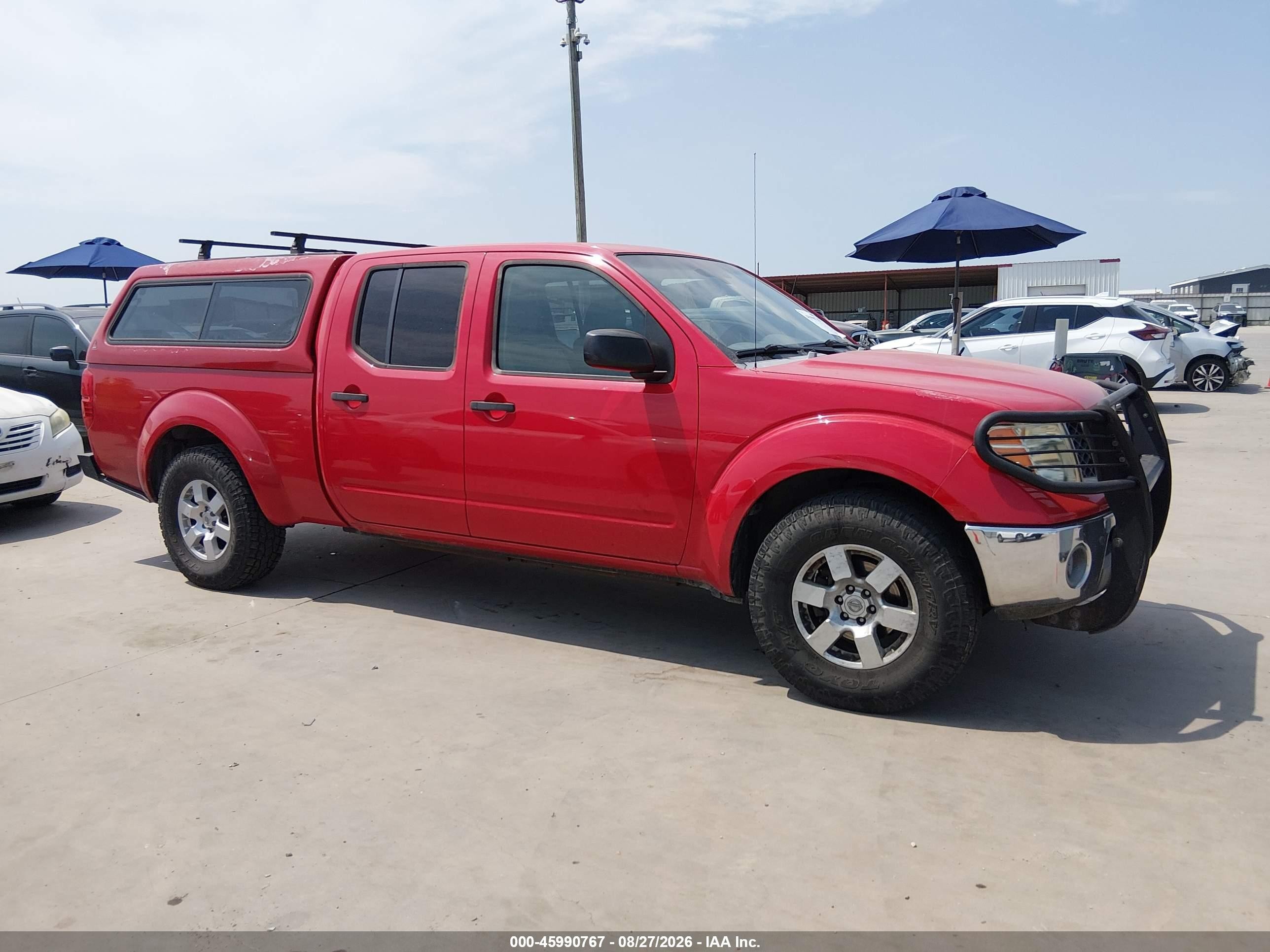 2008 Nissan Frontier Se Red vin: 1N6AD09W48C409786