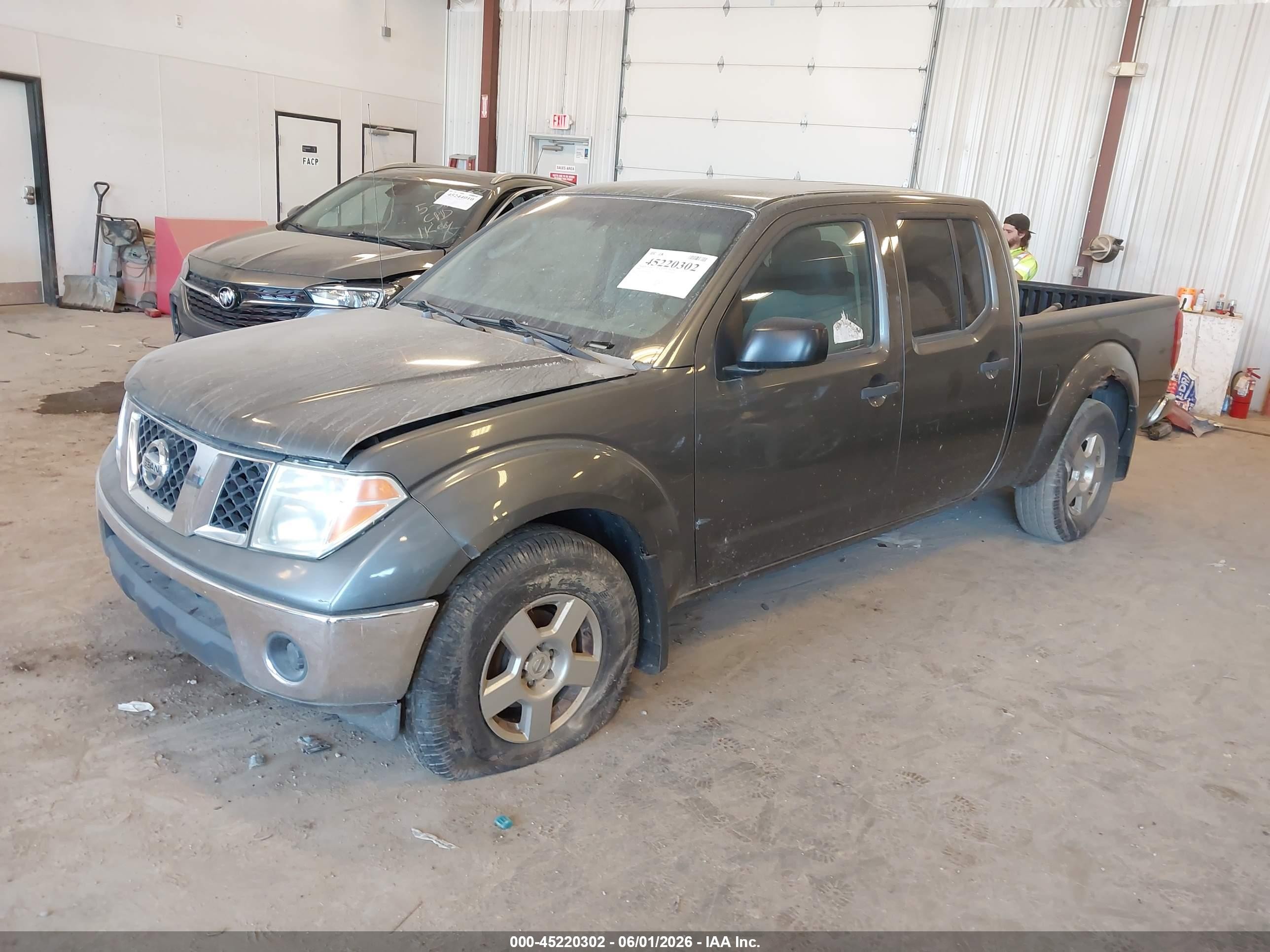 2008 Nissan Frontier Se Gray vin: 1N6AD09W58C429044
