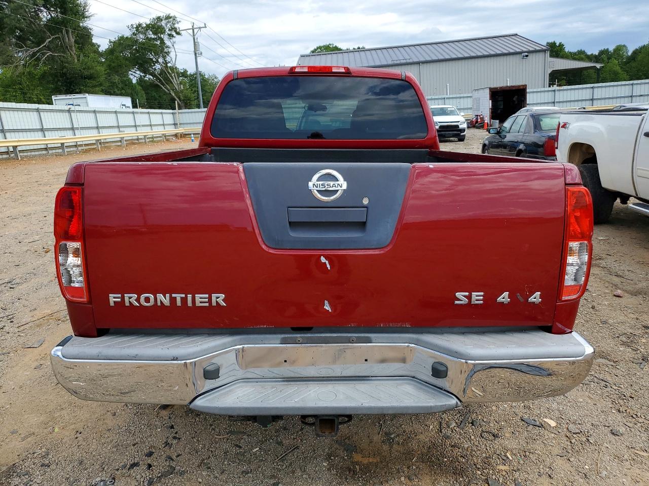 2009 Nissan Frontier Se V6 Maroon vin: 1N6AD09W59C424153