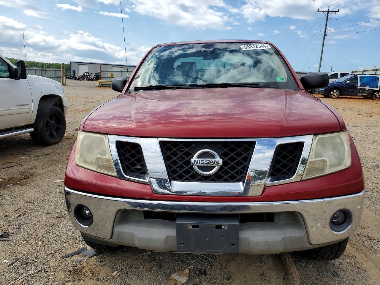 2009 Nissan Frontier Se V6 Maroon vin: 1N6AD09W59C424153